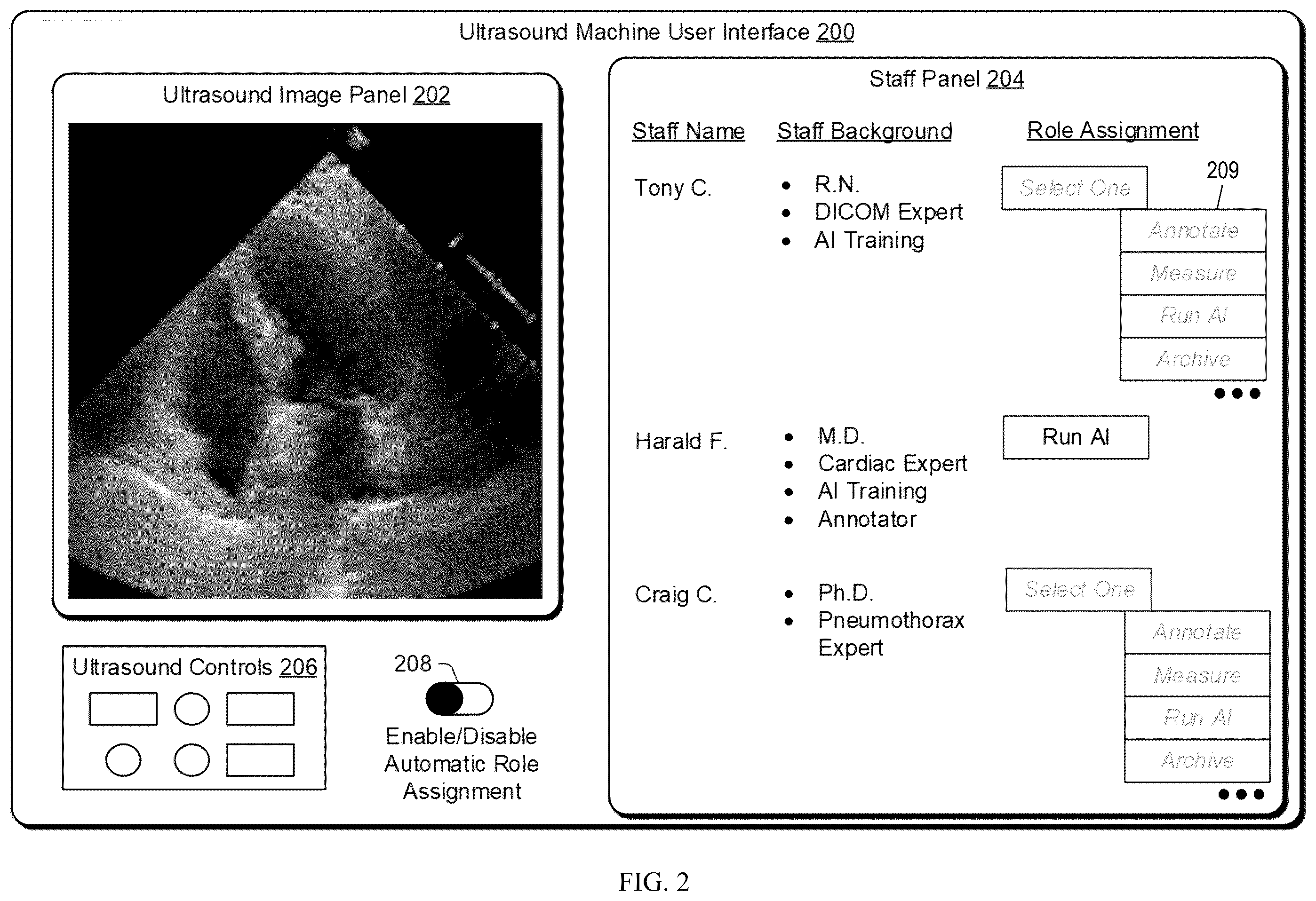 Patent US12167935 Figure 5 – Ultrasound system for a virtual sonography team