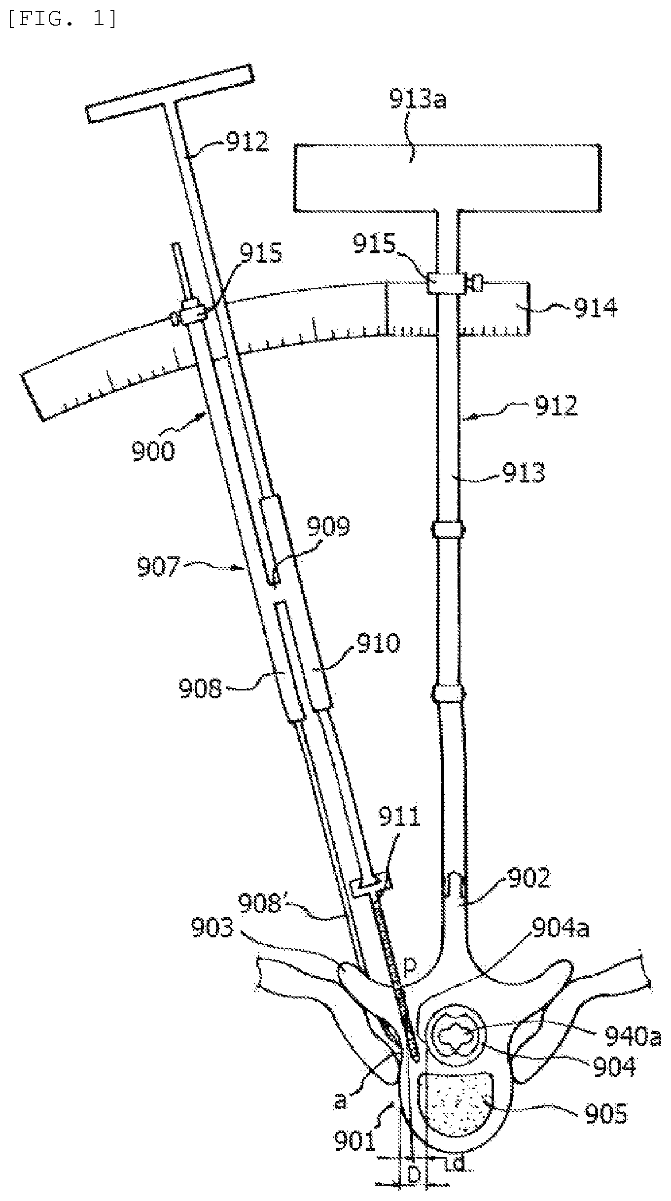 Patent US12167938 Figure 1 – Multipurpose laser pointing-equipment for medical use