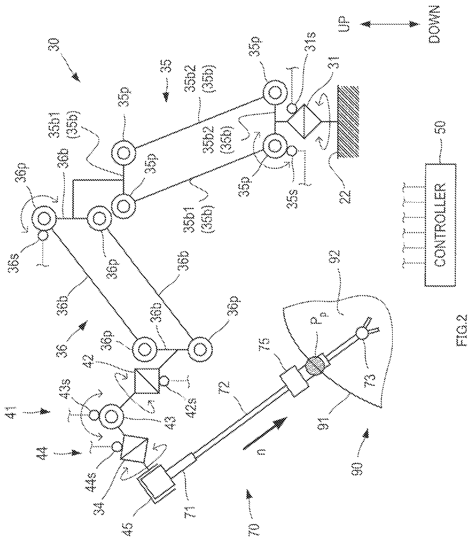 Patent US12167942 Figure 2 – Surgery assisting device