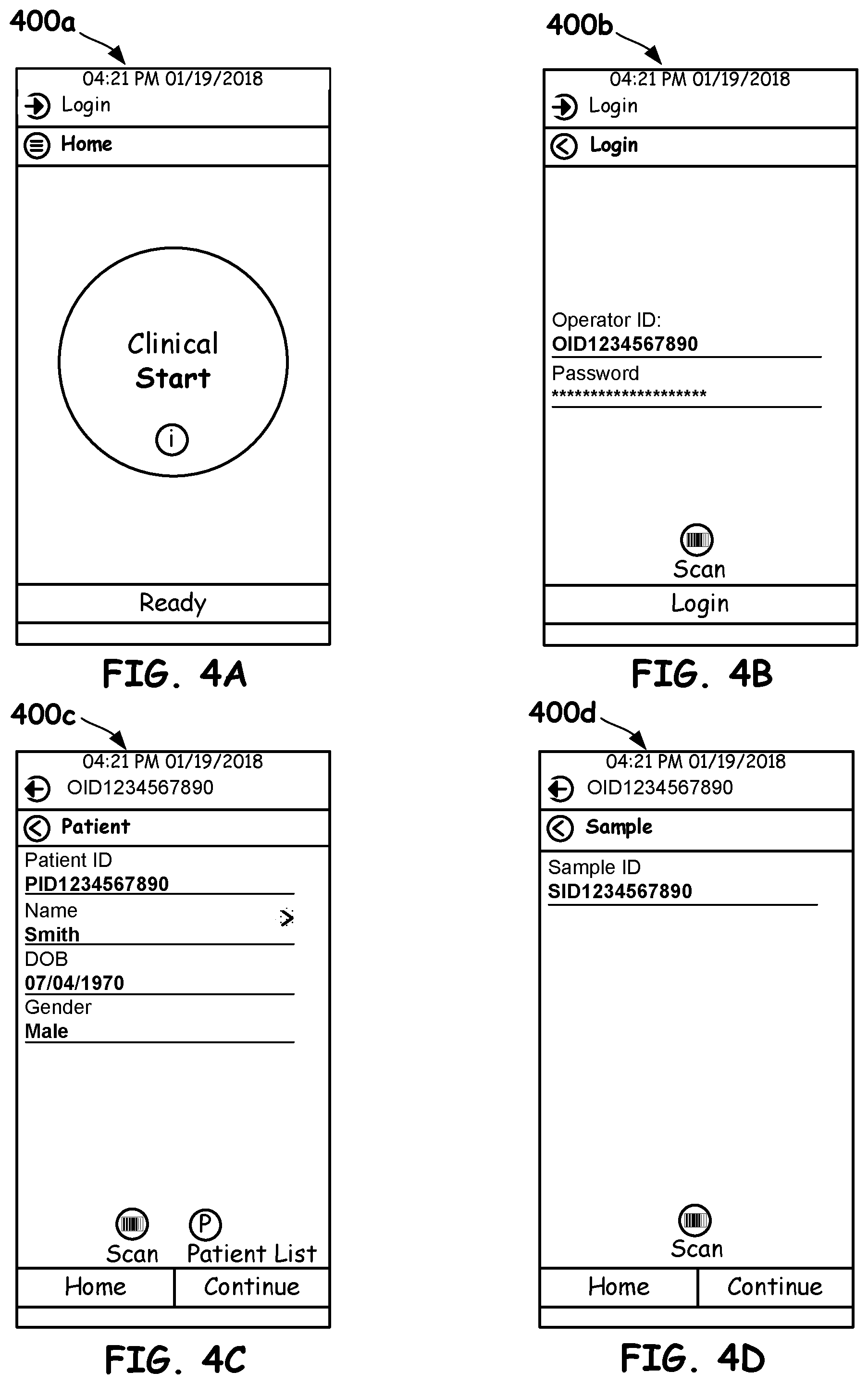 Patent US12167945 Figure 6 – Patient ID and sample ID workflow methods and apparatus for facilitating diagnostic testing