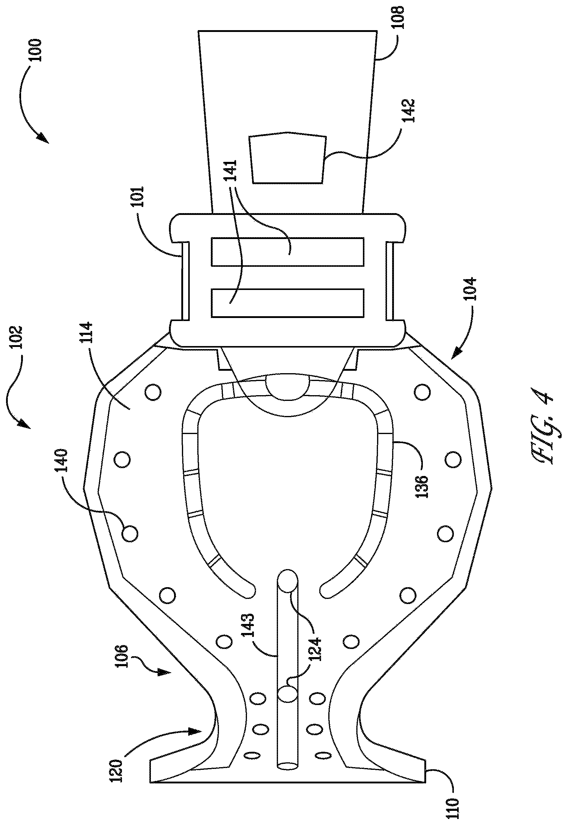 Patent US12167948 Figure 4 – Dental mouthpiece