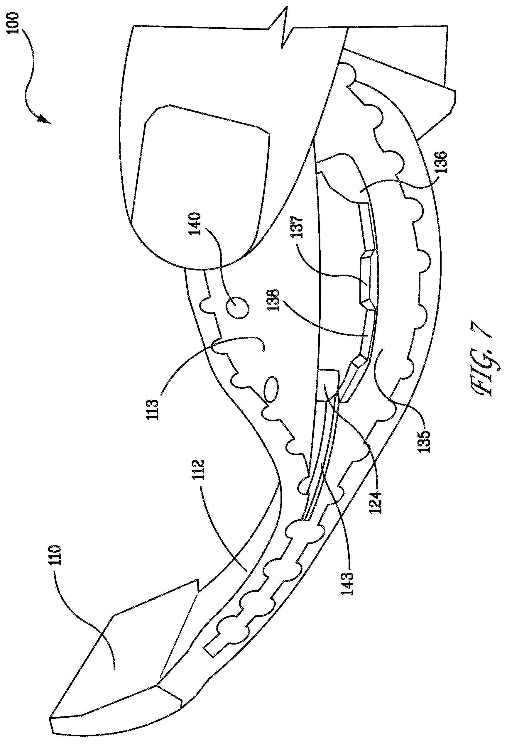 Patent US12167948 Figure 7 – Dental mouthpiece