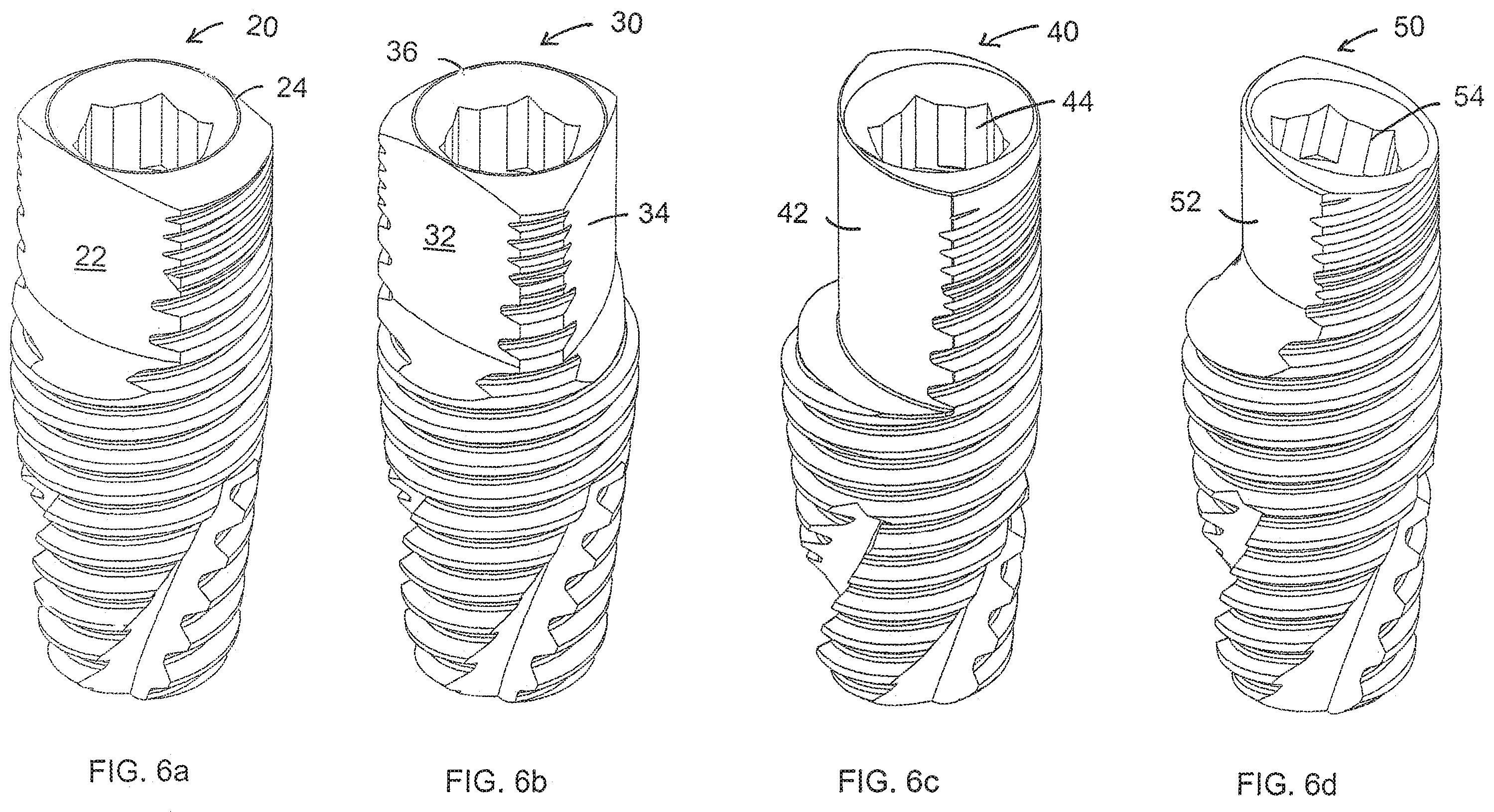 Patent US12167950 Figure 4 – Dental implant