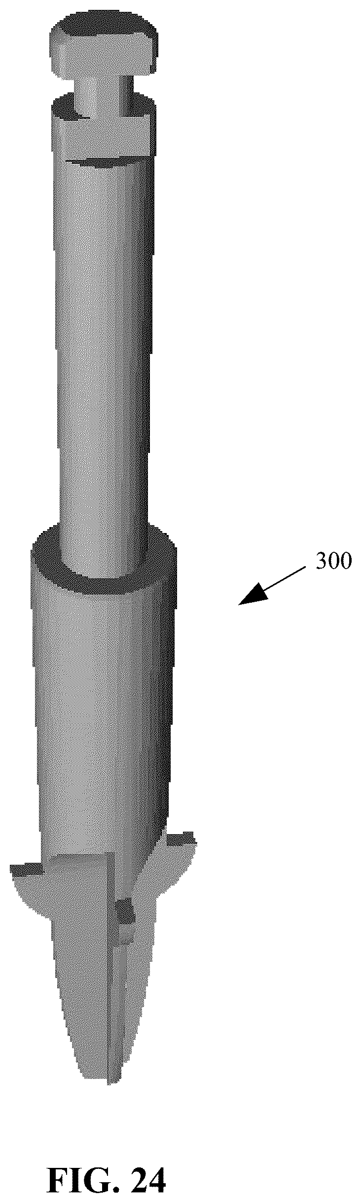 Patent US12167951 Figure 12 – Osteotomy drill bit to produce an optimally shaped jawbone opening for a dental implant and abutment