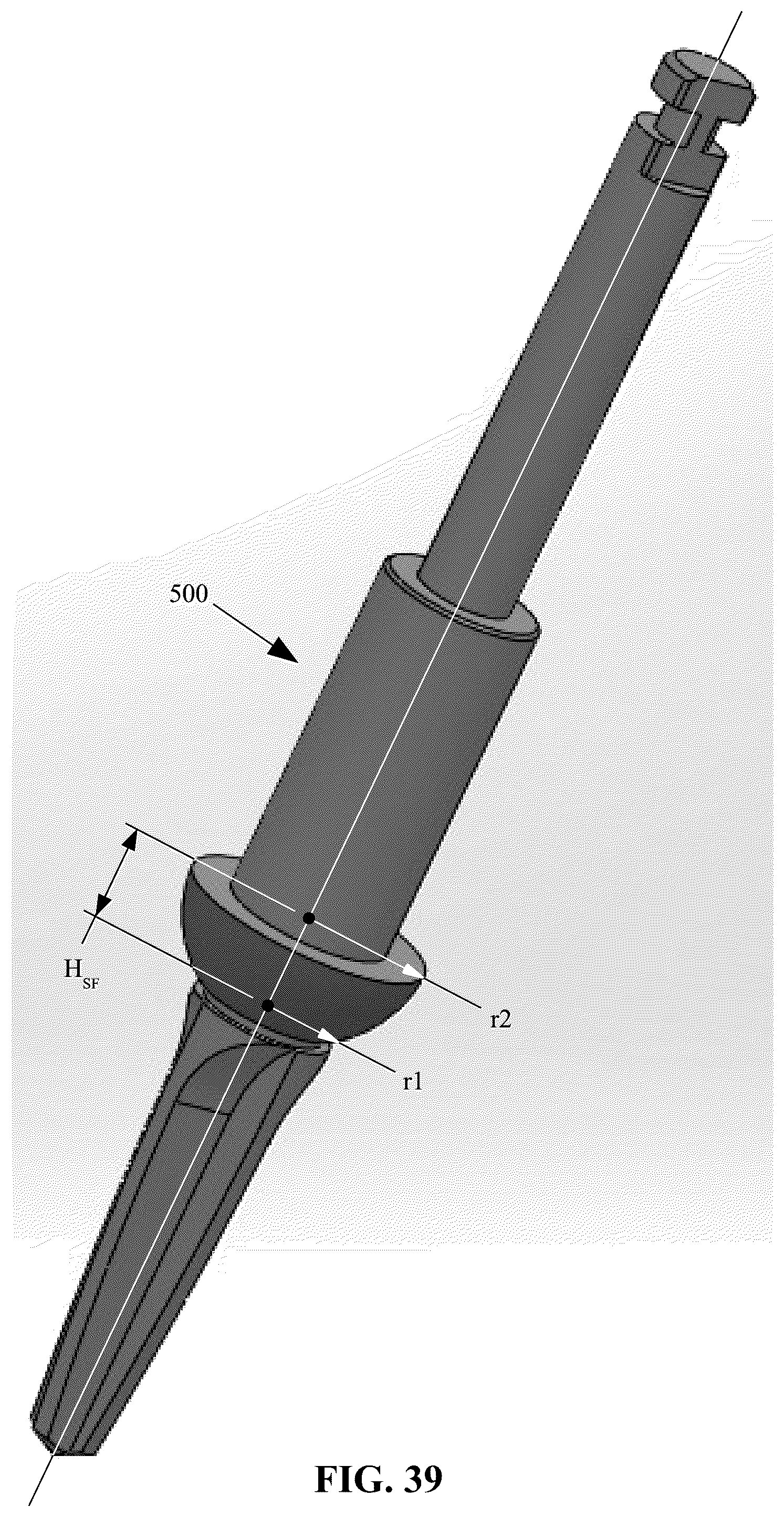 Patent US12167951 Figure 16 – Osteotomy drill bit to produce an optimally shaped jawbone opening for a dental implant and abutment