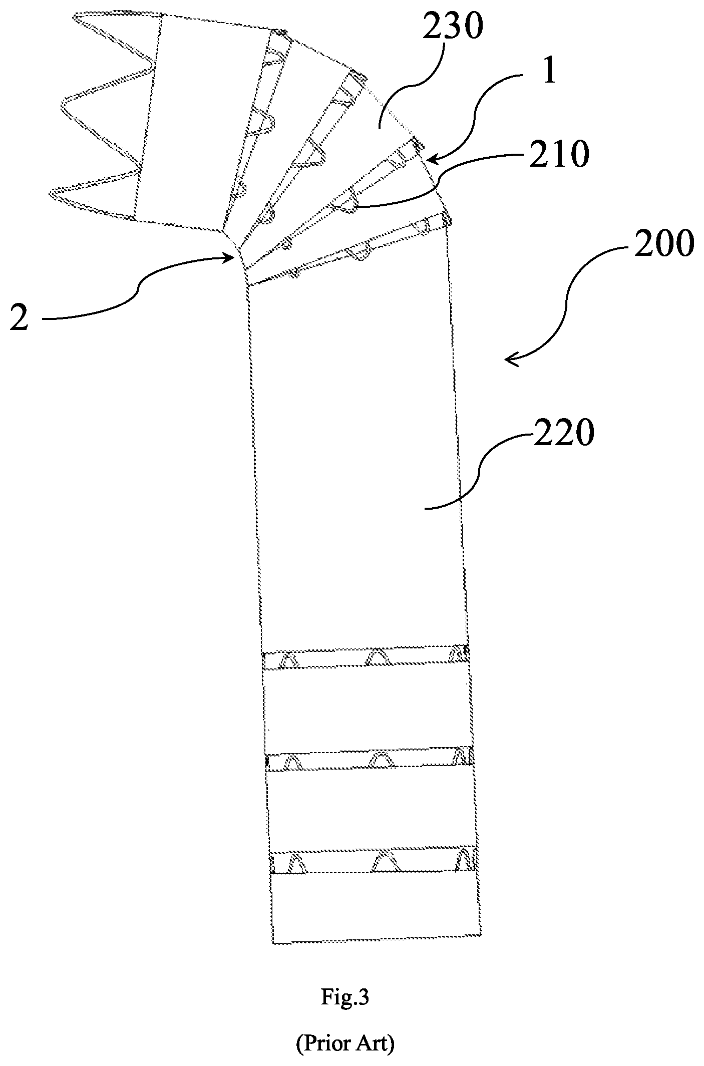 Patent US12167957 Figure 3 – Stent graft