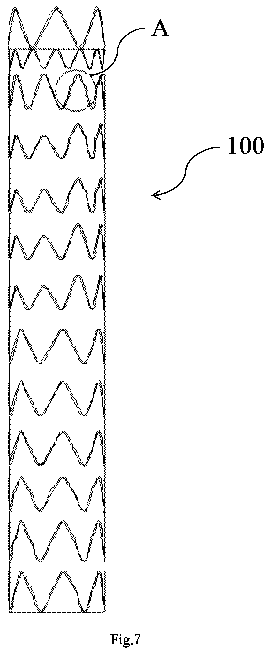 Patent US12167957 Figure 7 – Stent graft