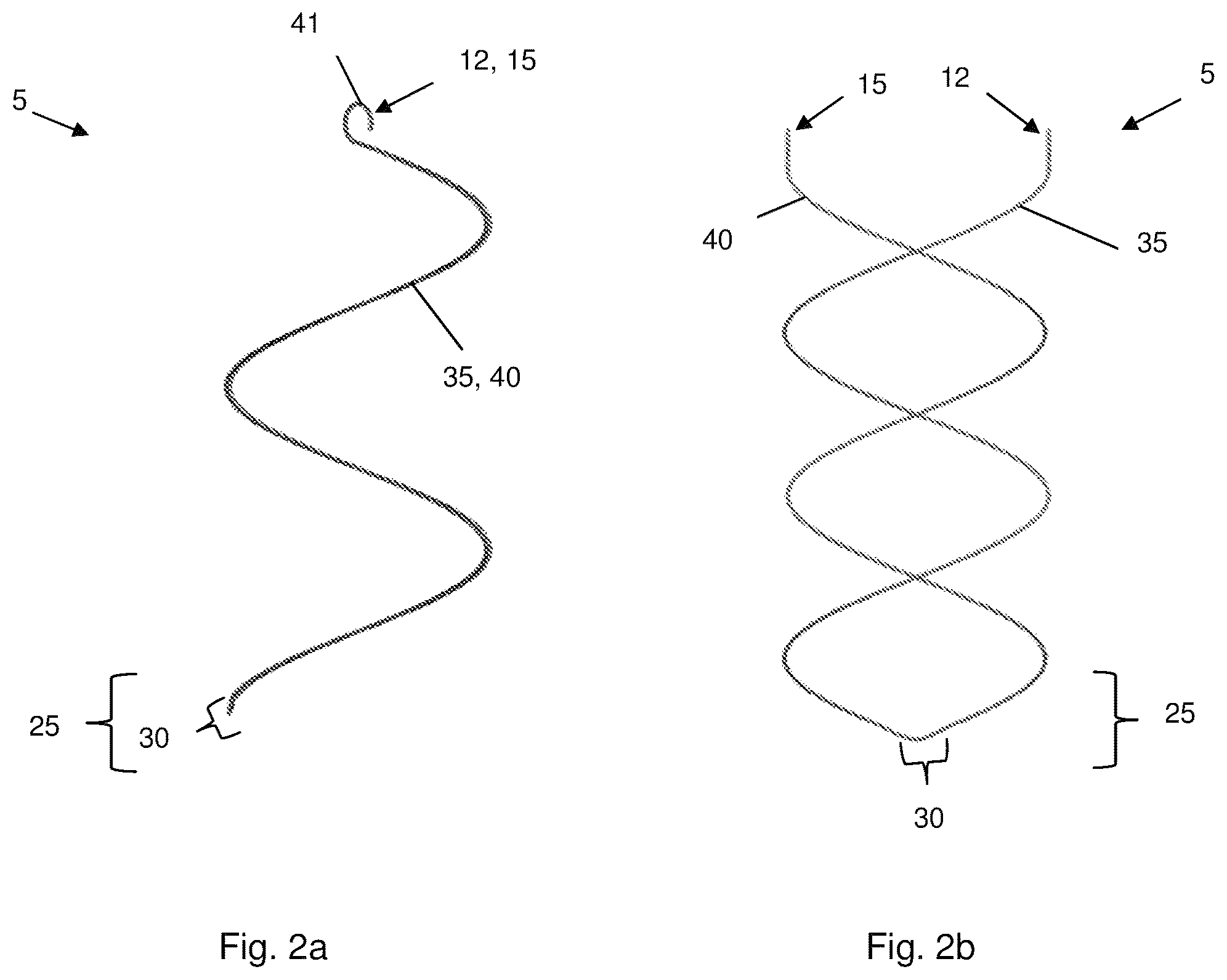 Patent US12167958 Figure 2 – Multi-spiral self-expanding stent and methods of making and using the same