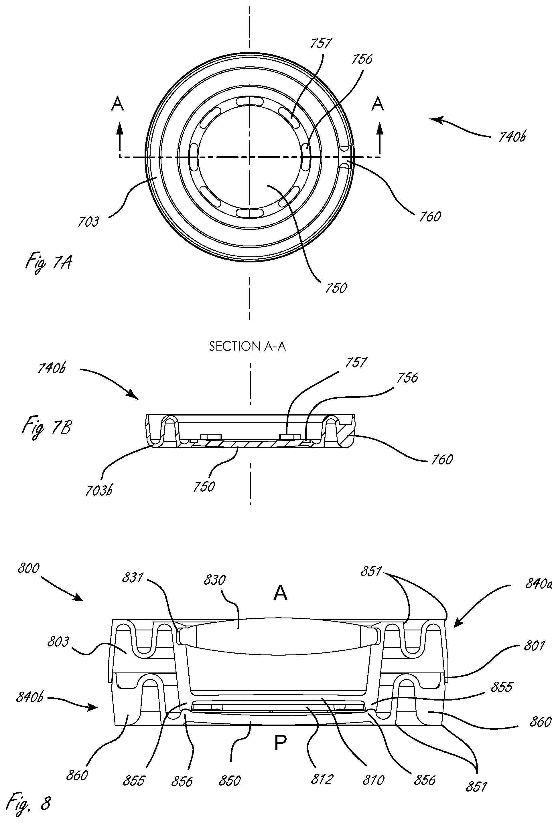 Patent US12167960 Figure 8 – Multi-piece accommodating intraocular lenses and methods for making and using same