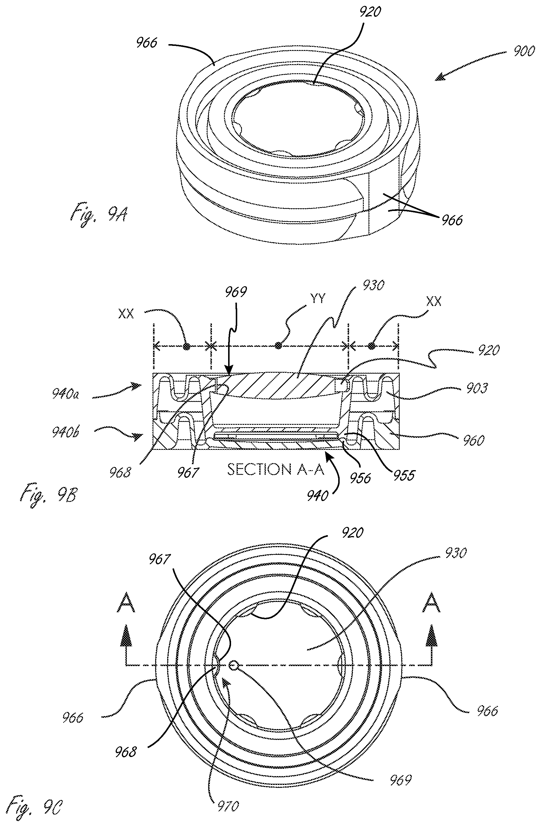 Patent US12167960 Figure 9 – Multi-piece accommodating intraocular lenses and methods for making and using same