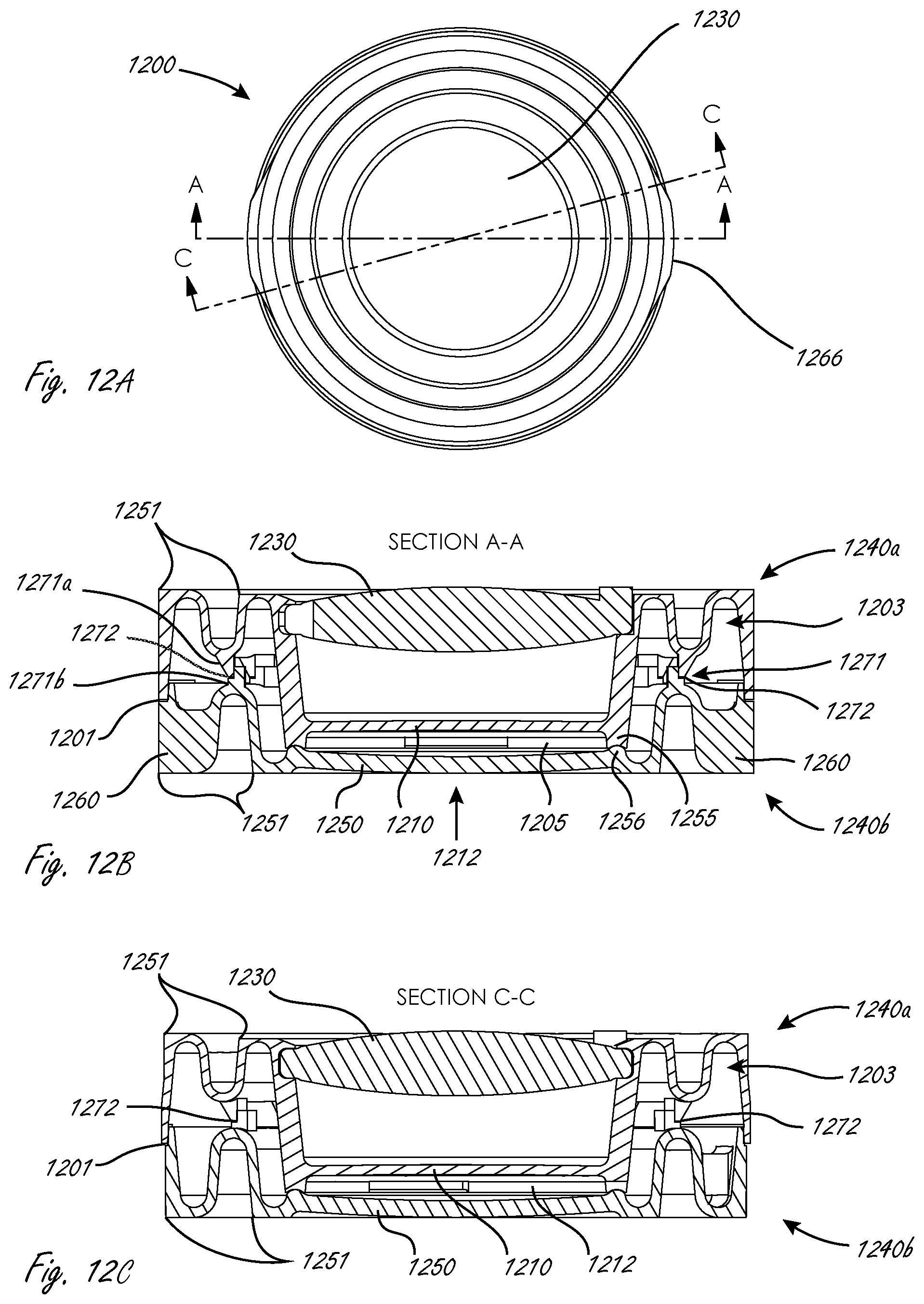 Patent US12167960 Figure 12 – Multi-piece accommodating intraocular lenses and methods for making and using same