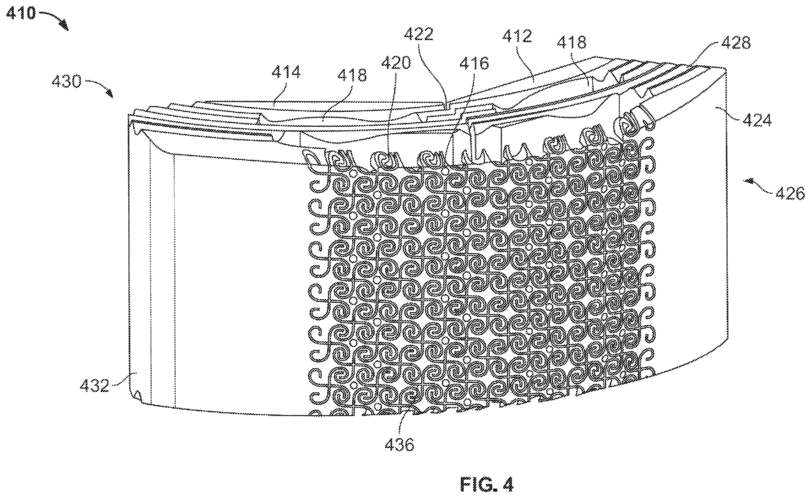 Patent US12167967 Figure 5 – Flexible interbody implant