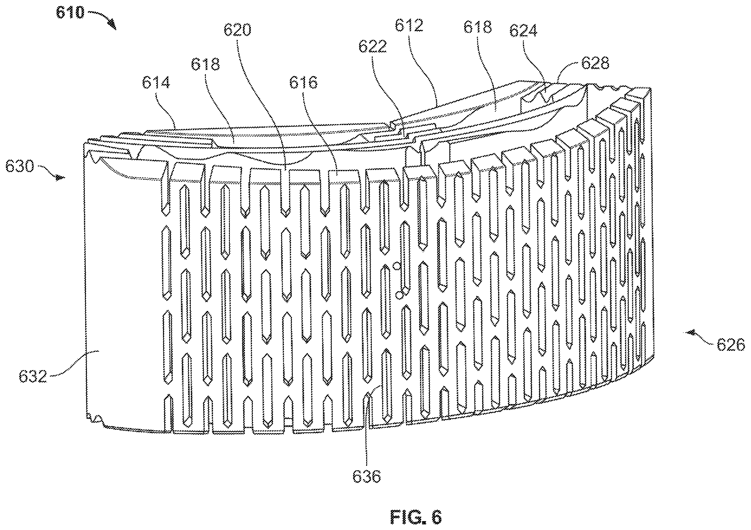 Patent US12167967 Figure 7 – Flexible interbody implant