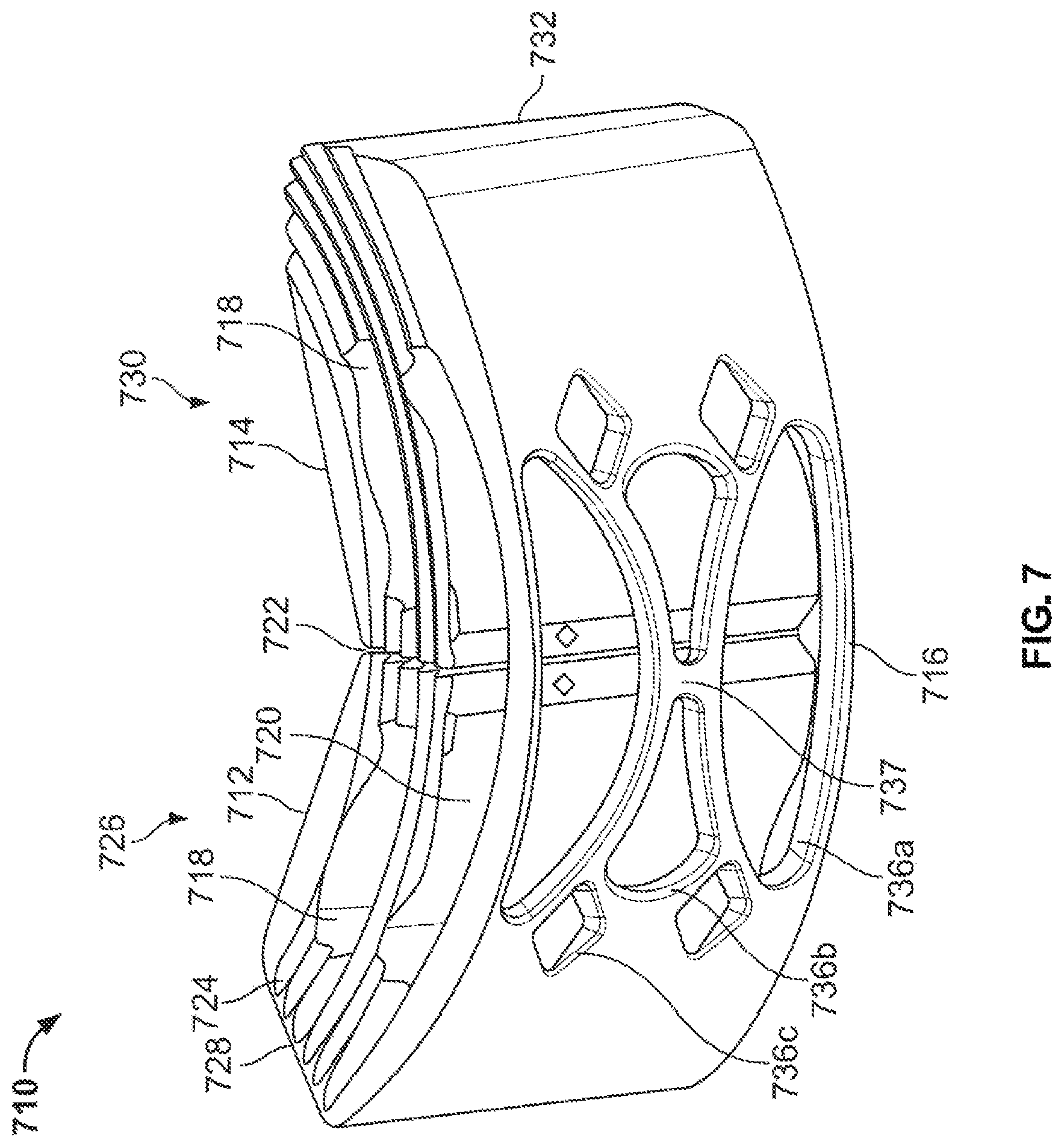 Patent US12167967 Figure 8 – Flexible interbody implant
