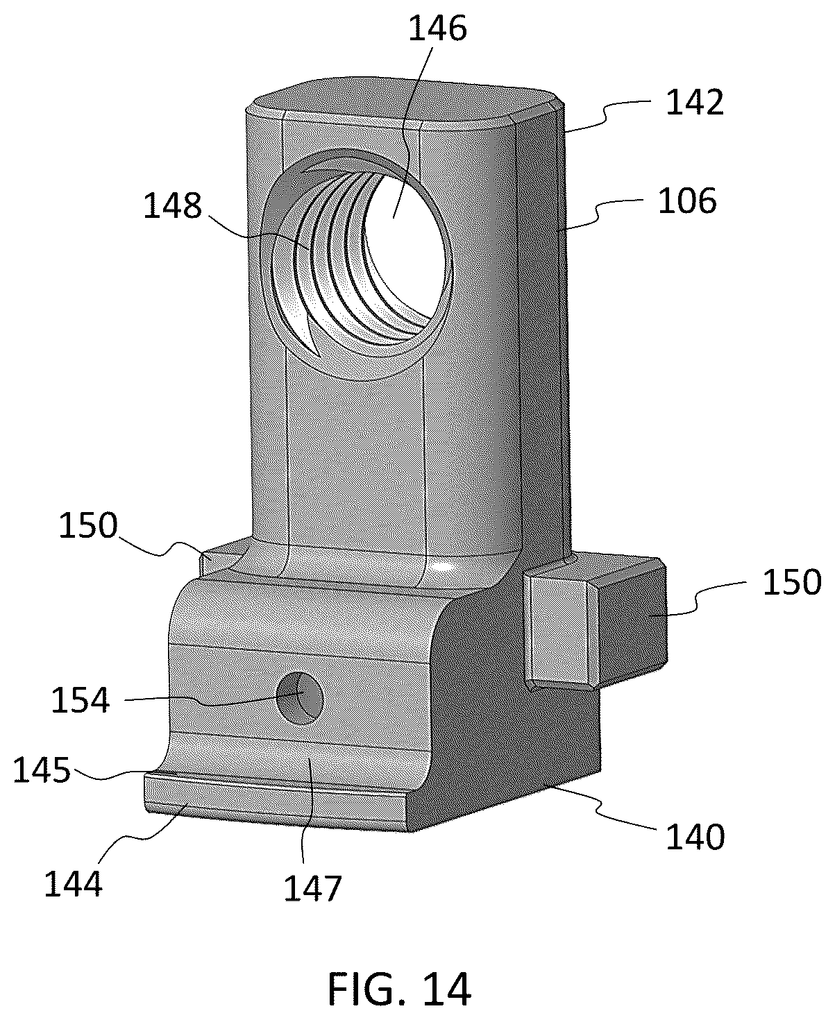 Patent US12167972 Figure 9 – Tibial tray inserter