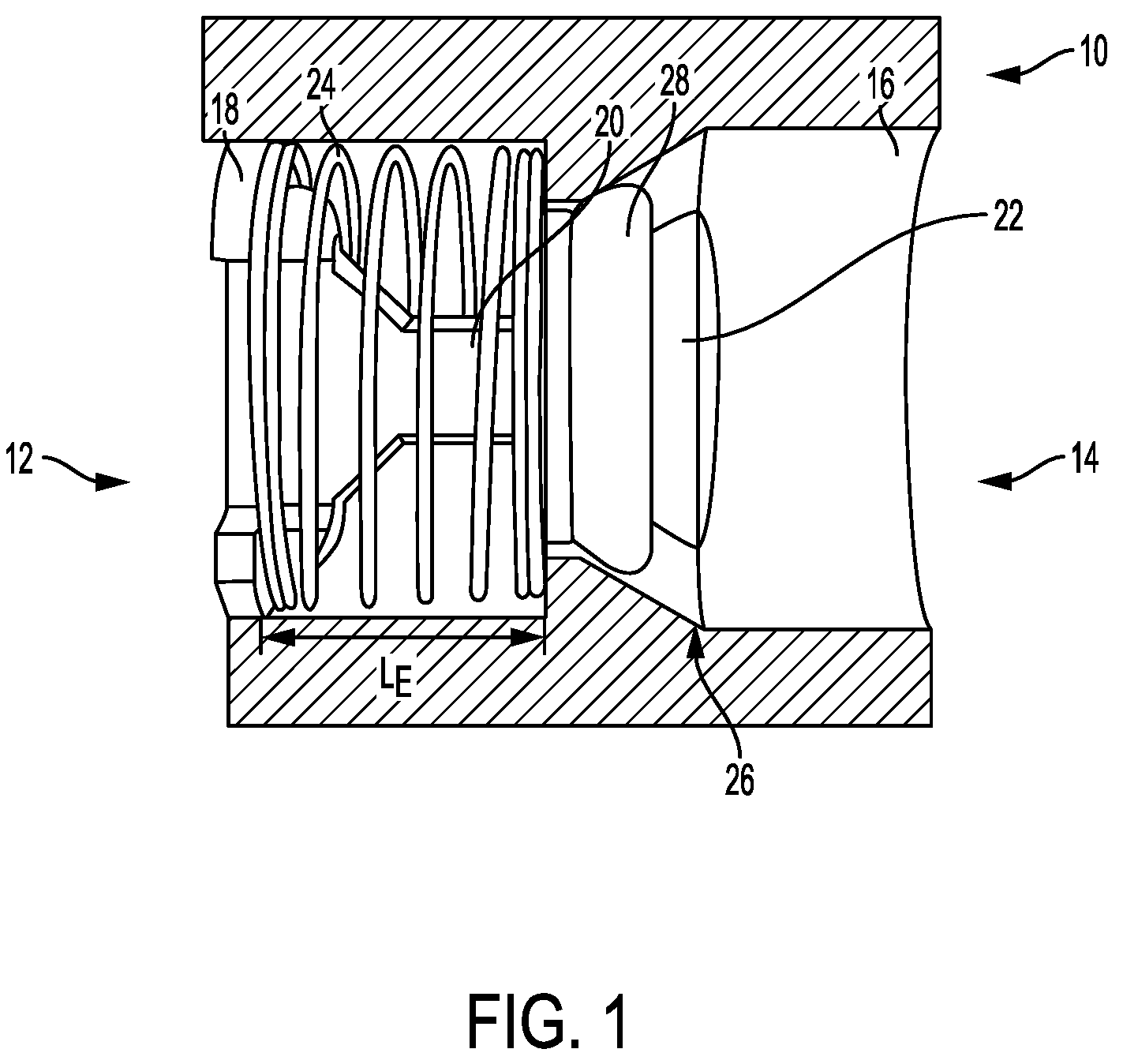 Patent US12167976 Figure 1 – Check valve with docking station for gastrointestinal balloon