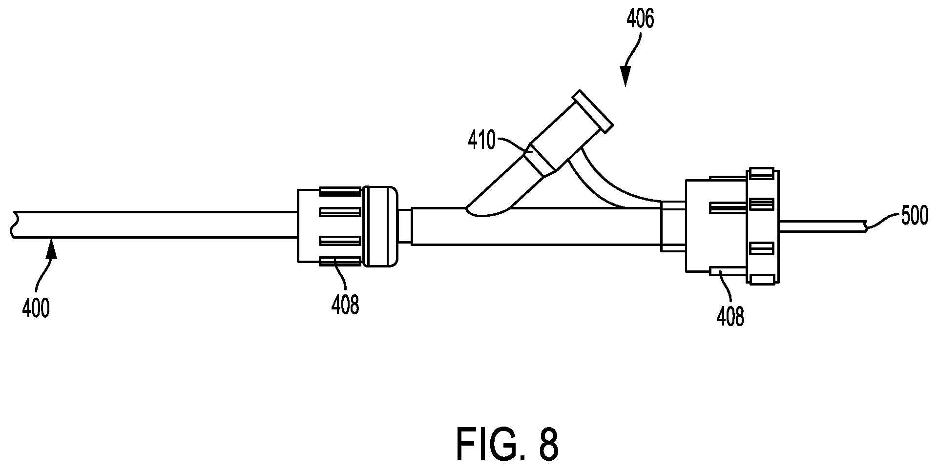 Patent US12167976 Figure 8 – Check valve with docking station for gastrointestinal balloon