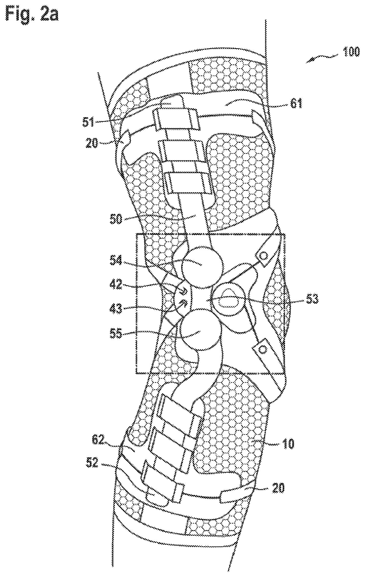 Patent US12167977 Figure 2 – Limb orthosis, in particular knee brace