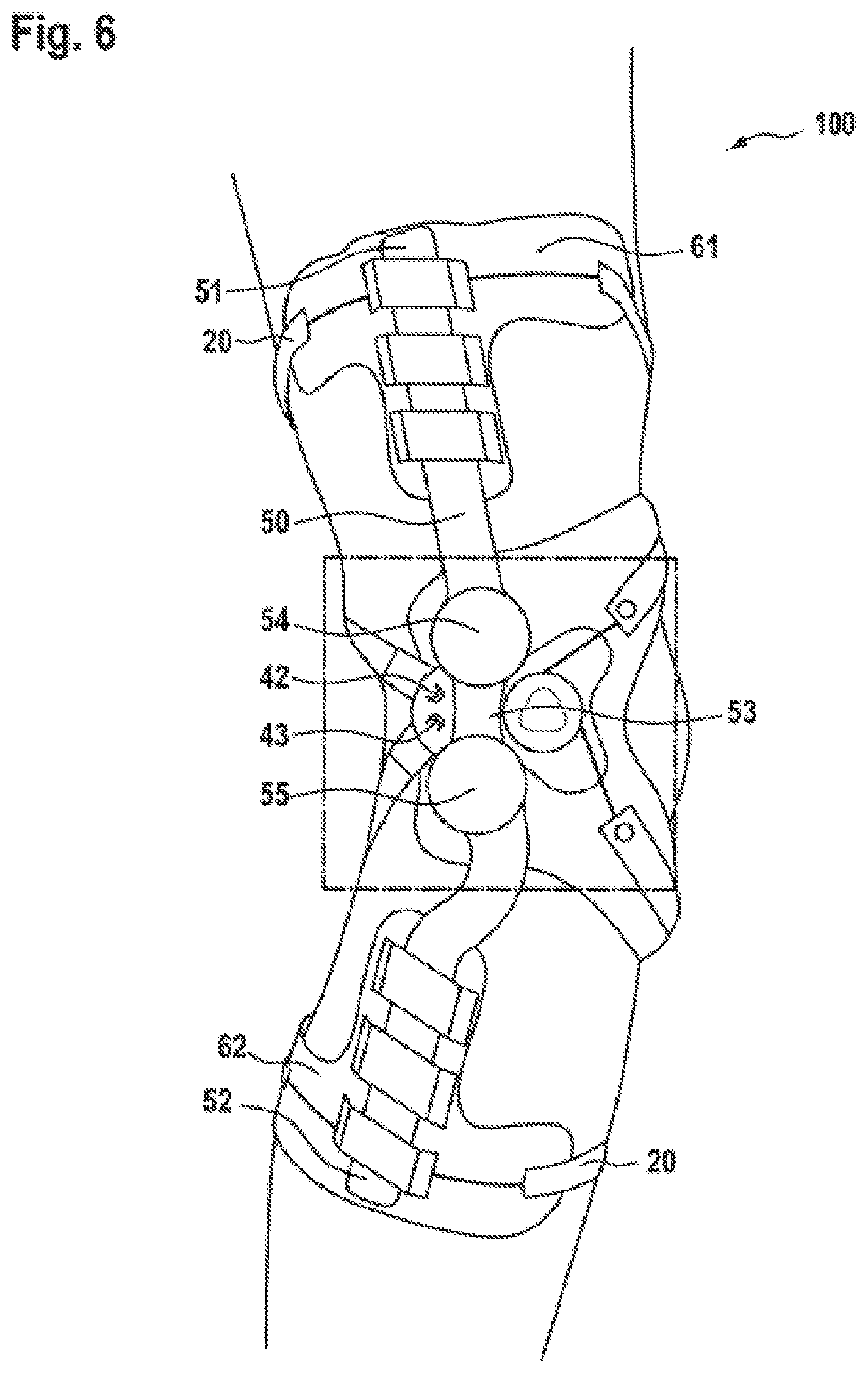 Patent US12167977 Figure 7 – Limb orthosis, in particular knee brace
