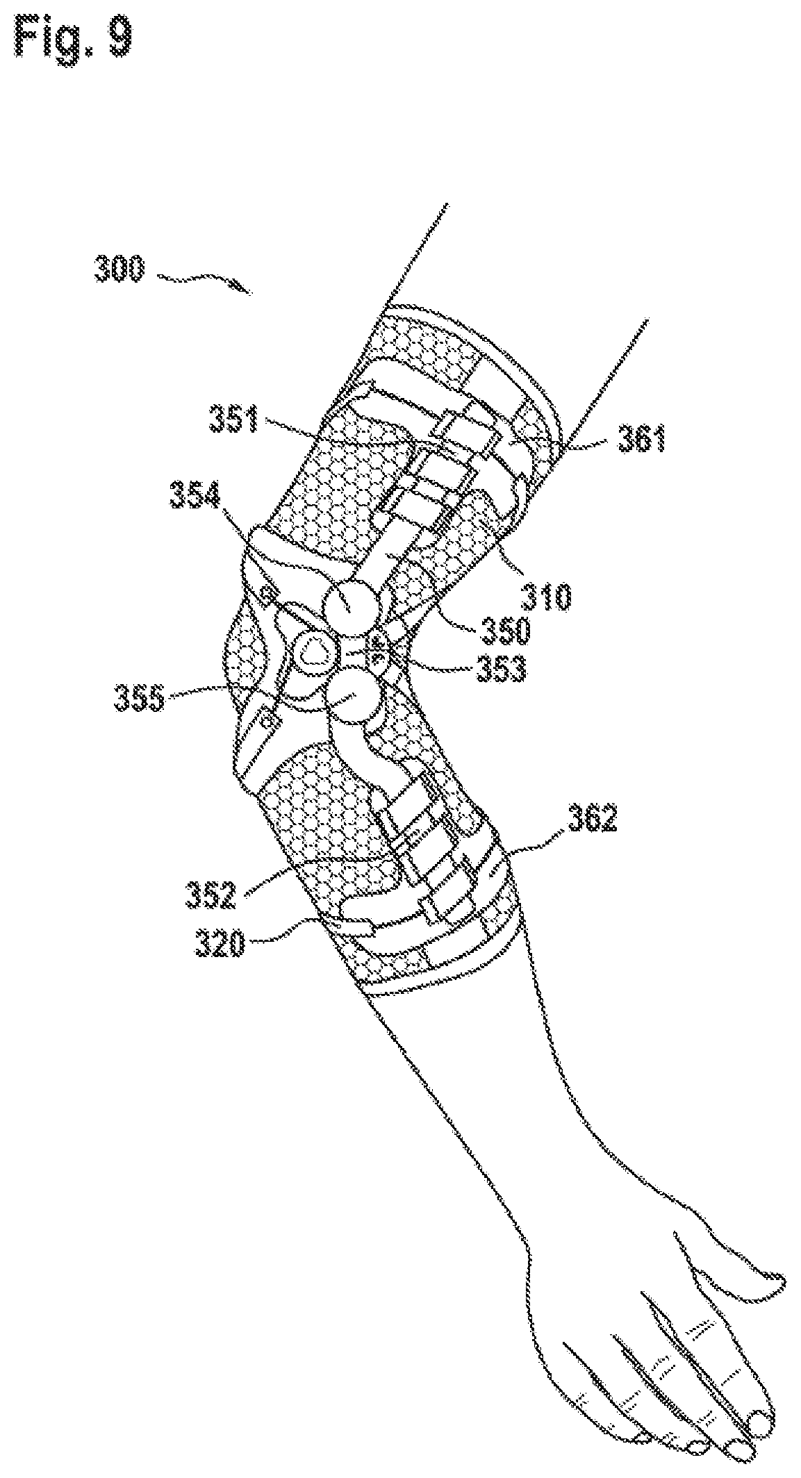 Patent US12167977 Figure 10 – Limb orthosis, in particular knee brace