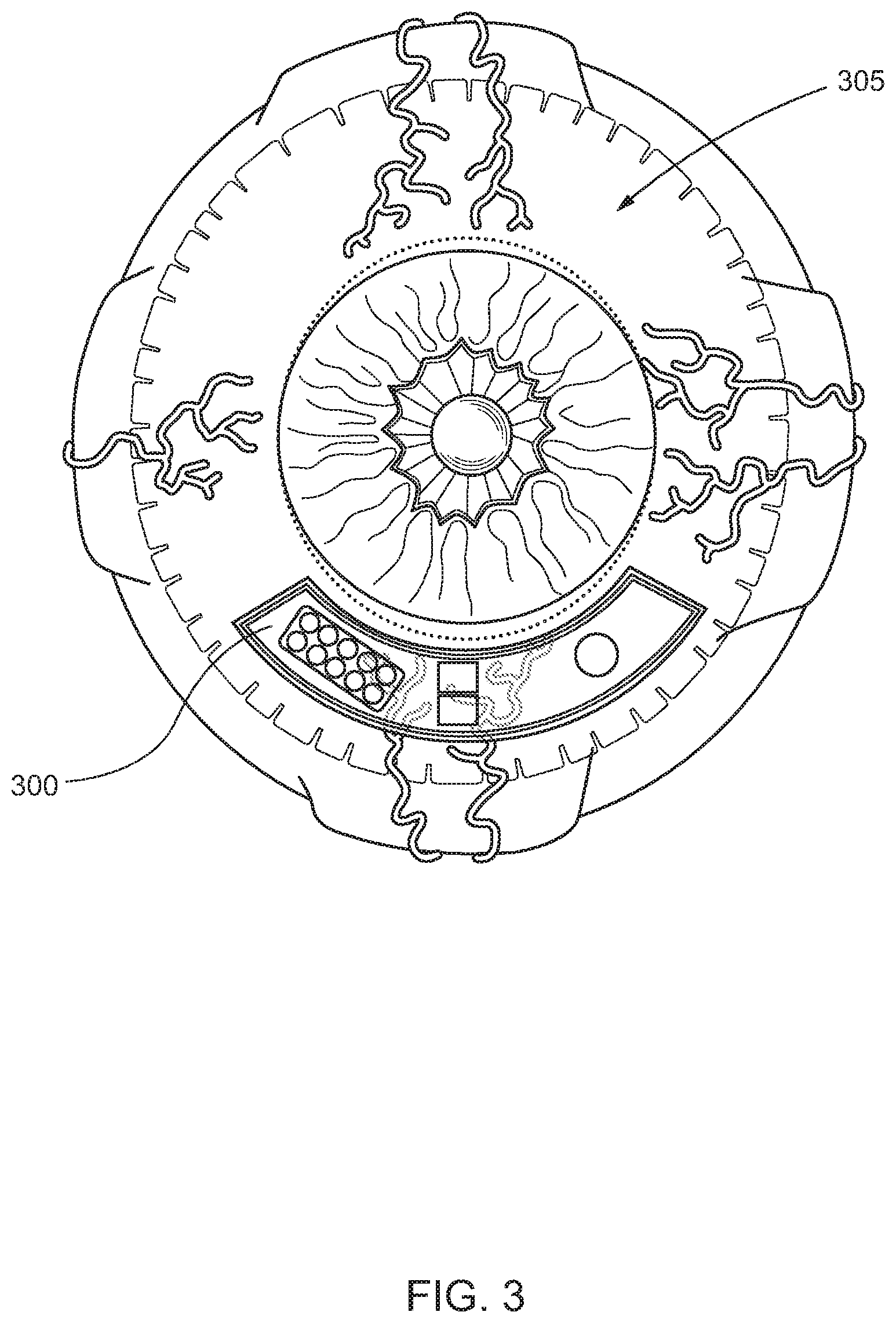Patent US12167978 Figure 6 – Eye mounted device for therapeutic agent release