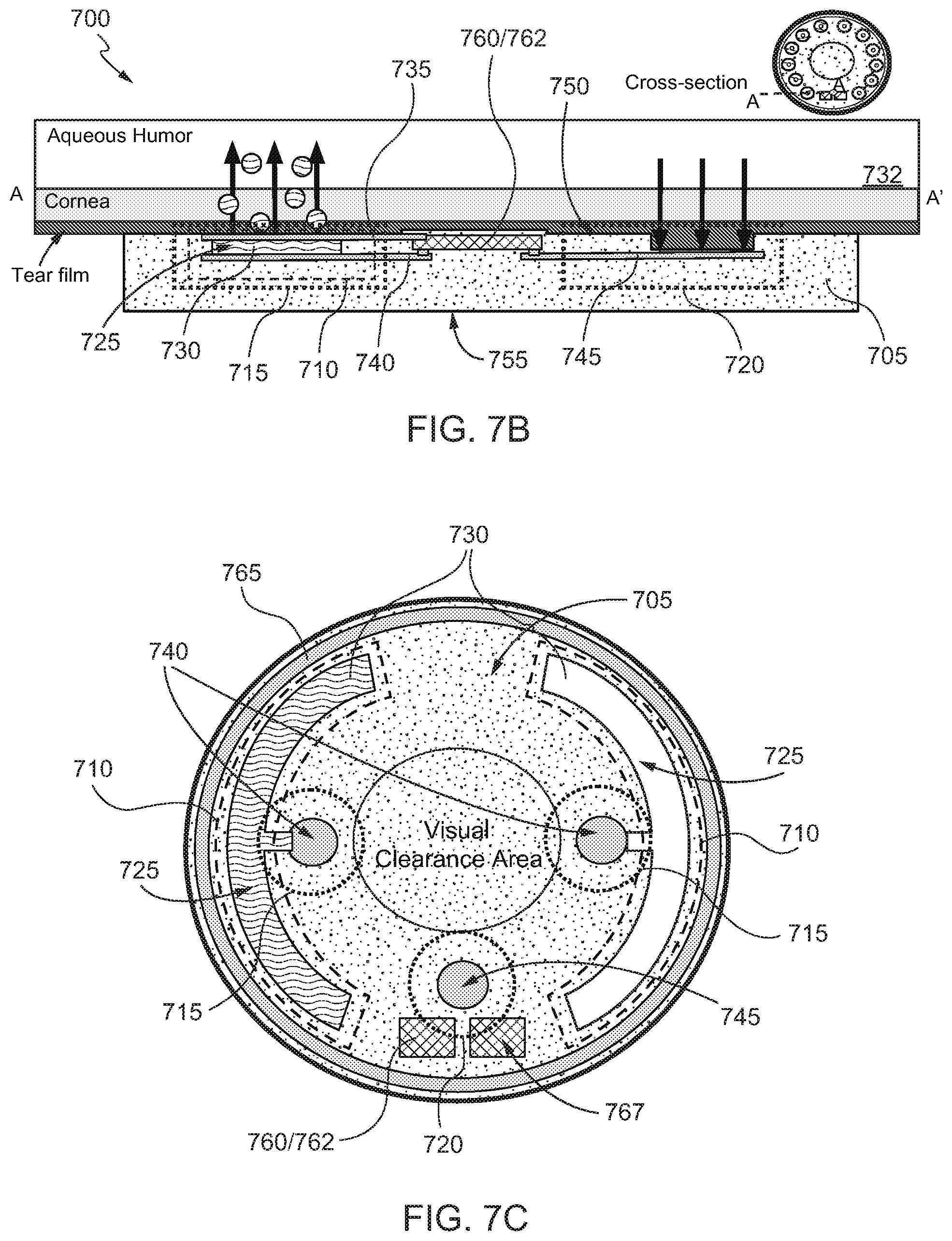 Patent US12167978 Figure 14 – Eye mounted device for therapeutic agent release