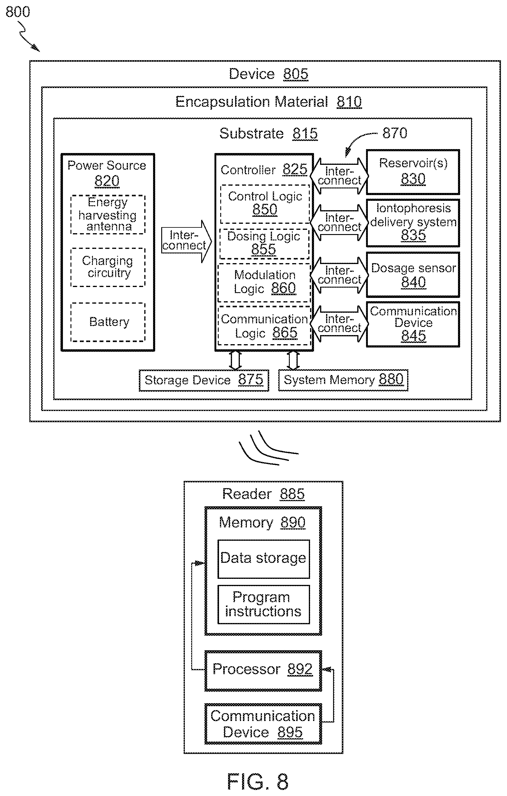 Patent US12167978 Figure 16 – Eye mounted device for therapeutic agent release