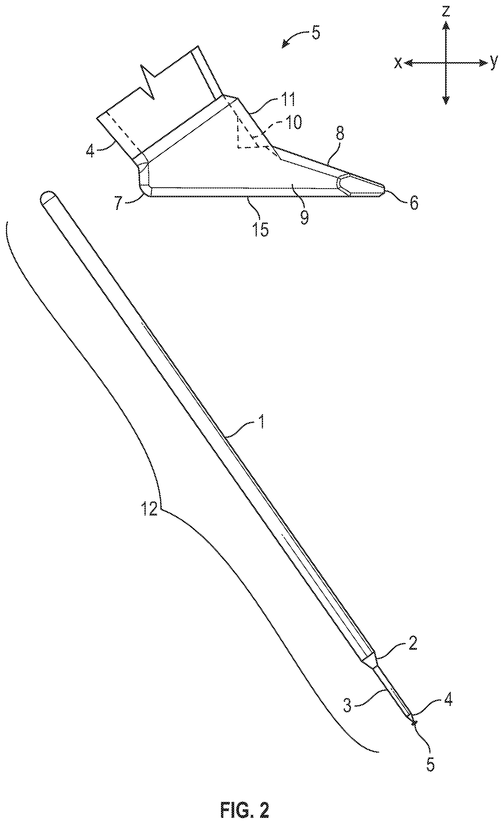 Patent US12167980 Figure 2 – Intraocular device for dual incisions