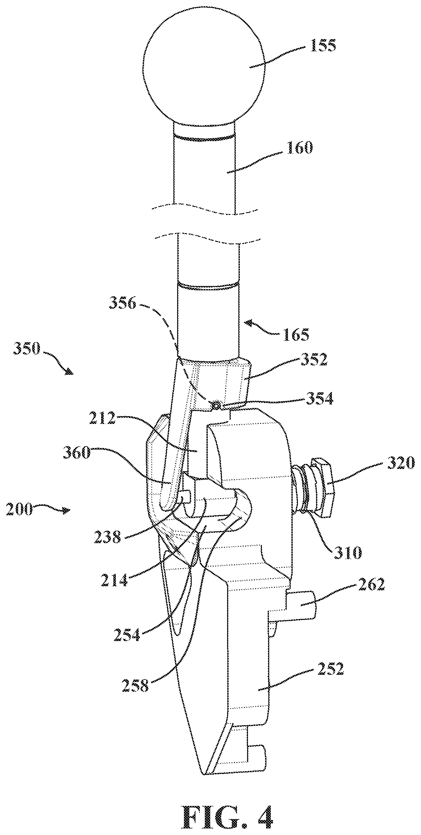Patent US12167981 Figure 7 – Patient transport apparatus with adjustable handle