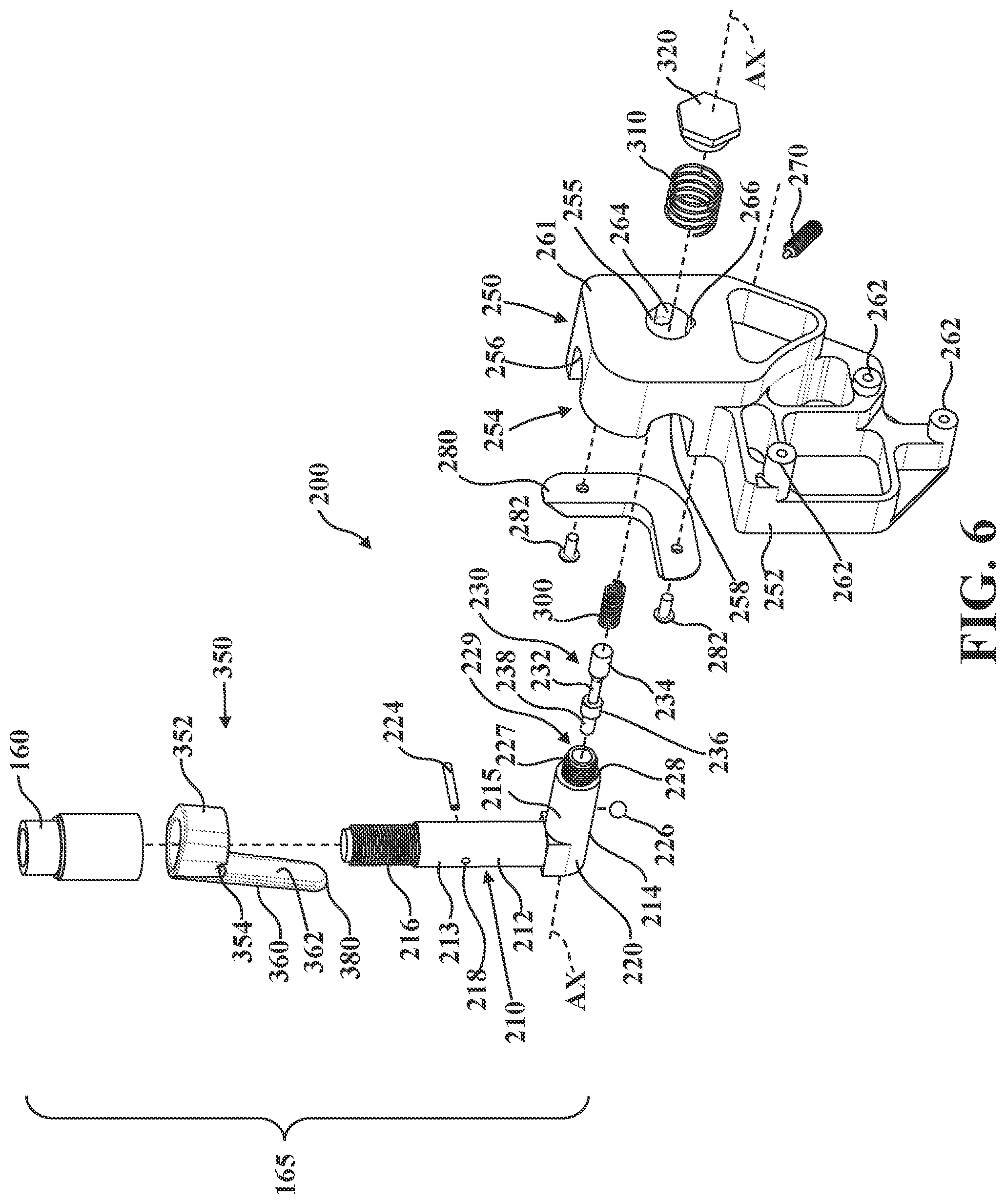 Patent US12167981 Figure 9 – Patient transport apparatus with adjustable handle