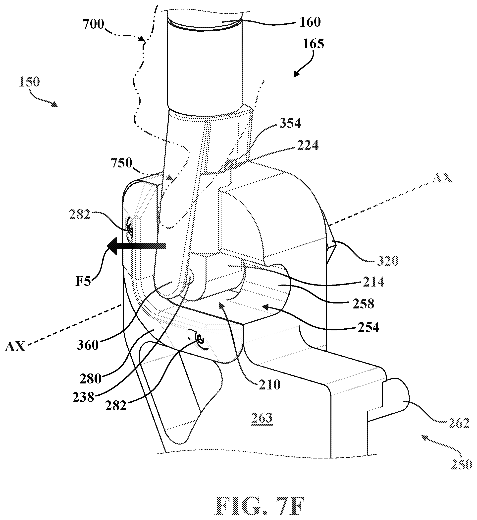 Patent US12167981 Figure 15 – Patient transport apparatus with adjustable handle