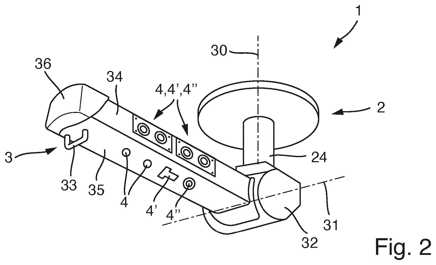 Patent US12167982 Figure 2 – Supply device for providing at least one supply product