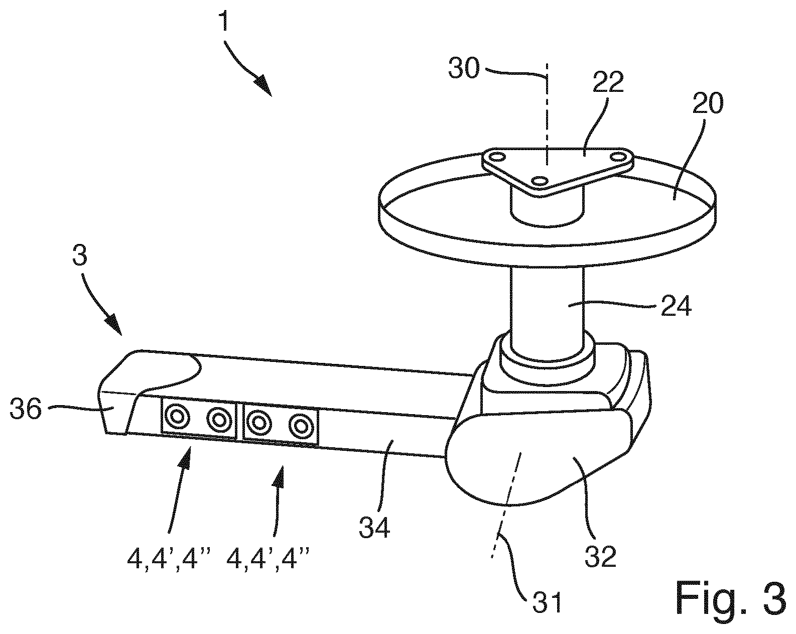 Patent US12167982 Figure 3 – Supply device for providing at least one supply product