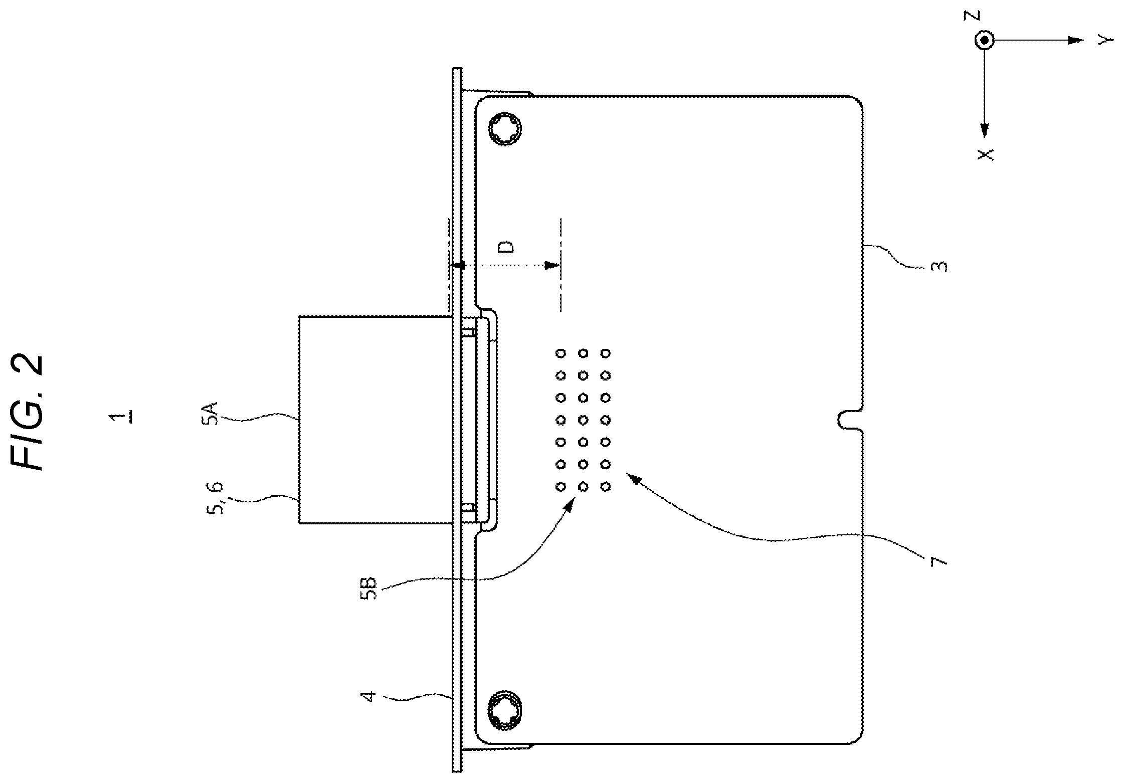 Patent US12171068 Figure 2 – Electronic device and method for manufacturing electronic device