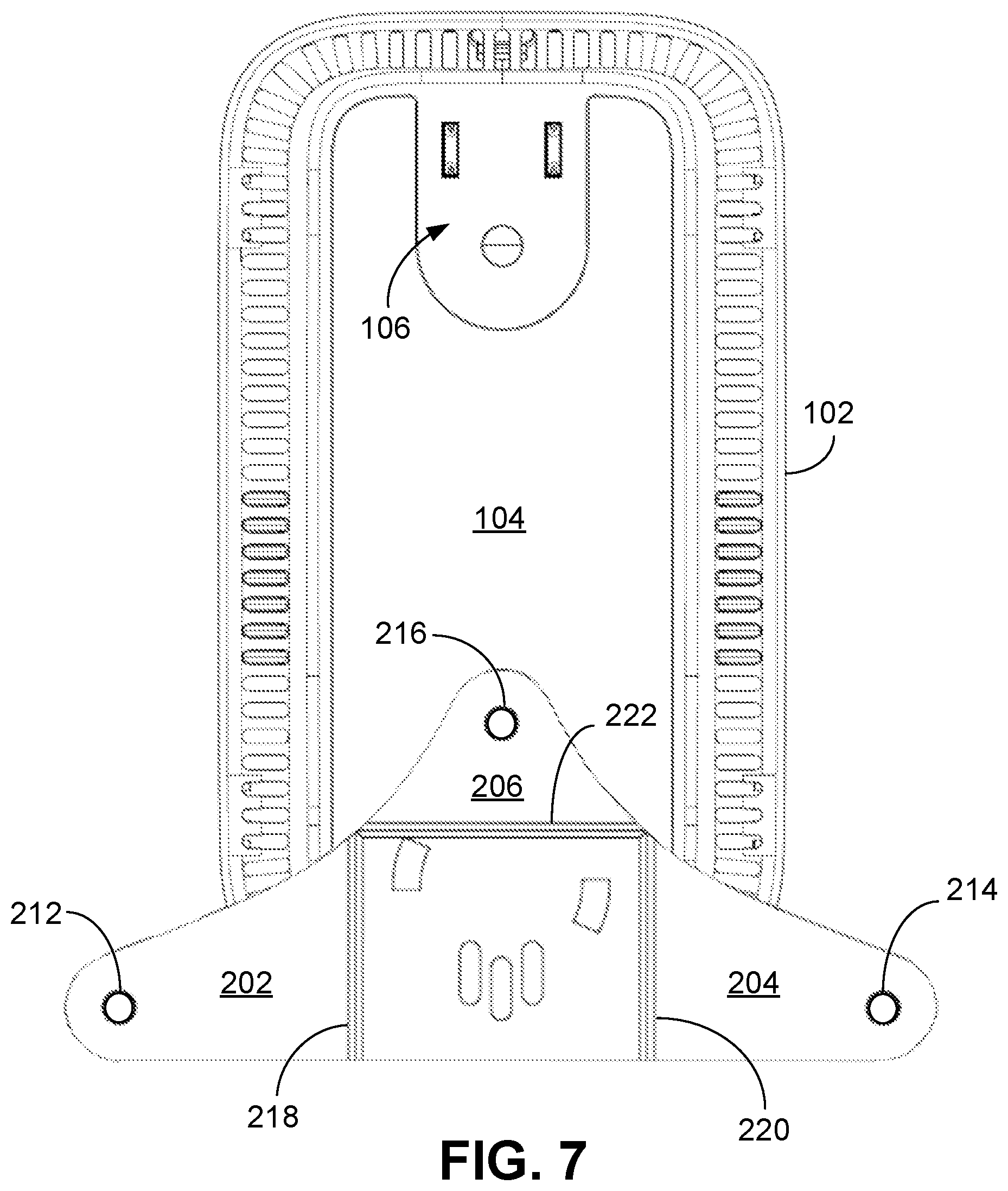 Patent US12171072 Figure 8 – Mounting system and method for sensor node