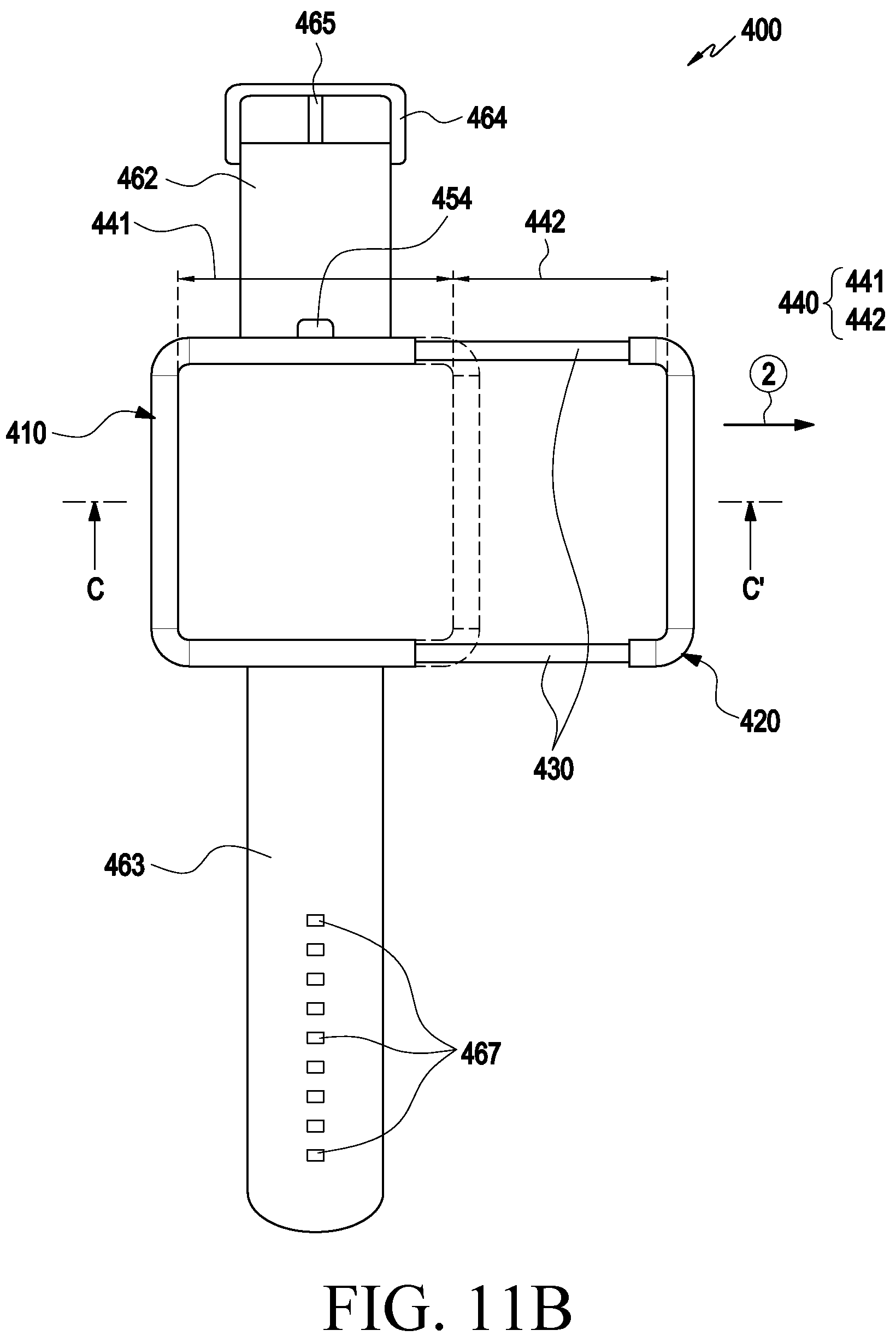 Patent US12171076 Figure 10 – Electronic device comprising flexible display and method for operating same