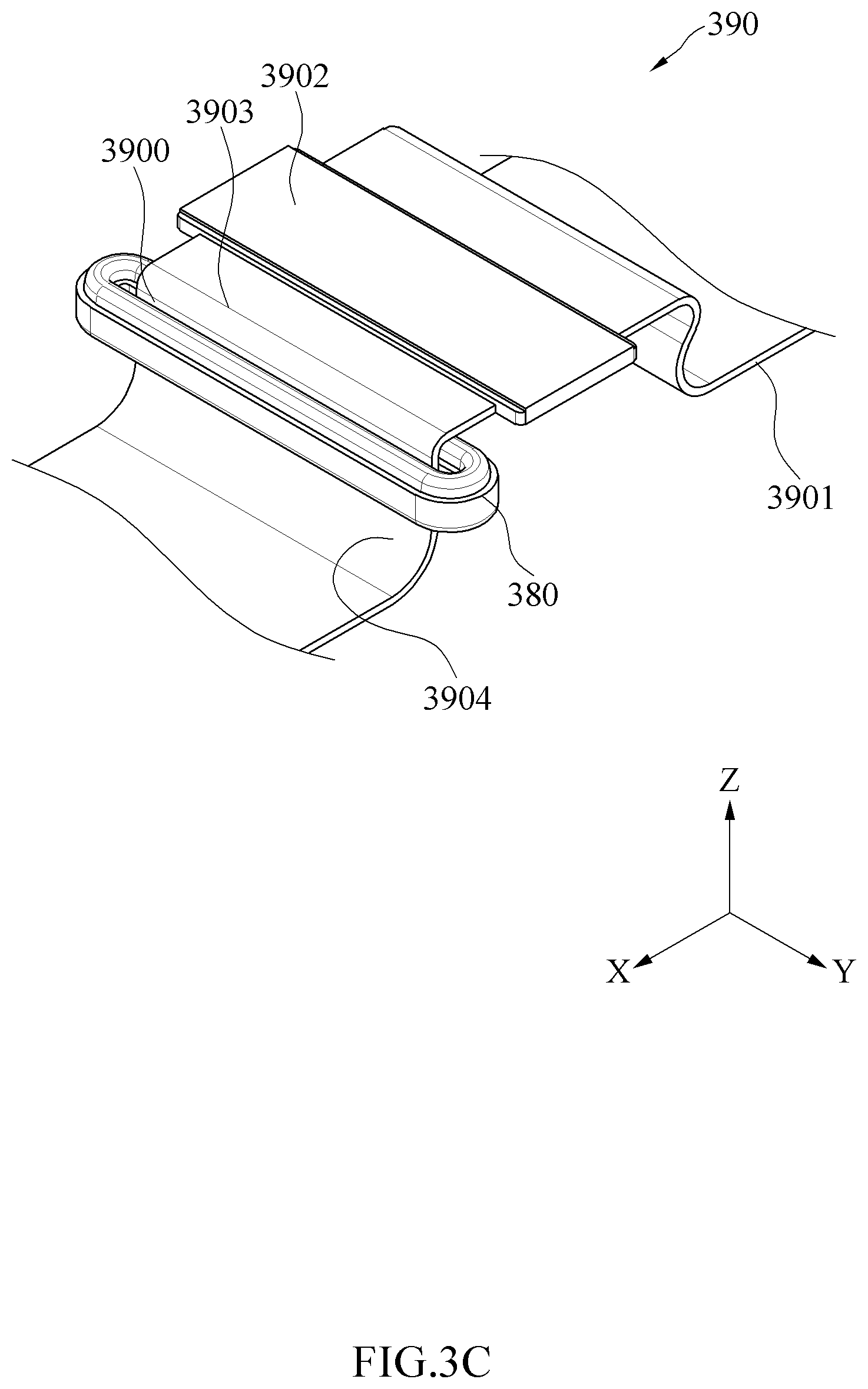 Patent US12171077 Figure 7 – Electronic device including flexible printed circuit board