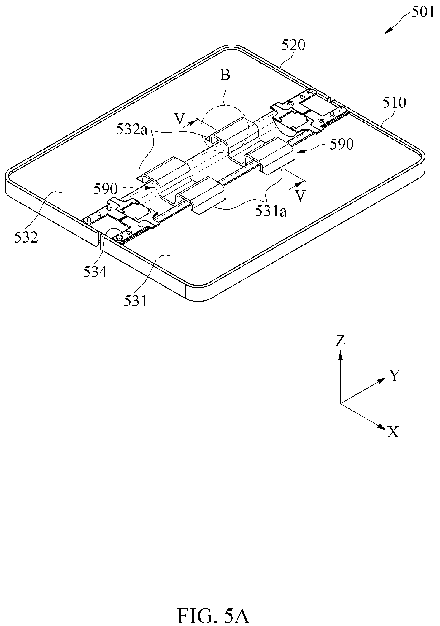 Patent US12171078 Figure 11 – Electronic device including flexible printed circuit board
