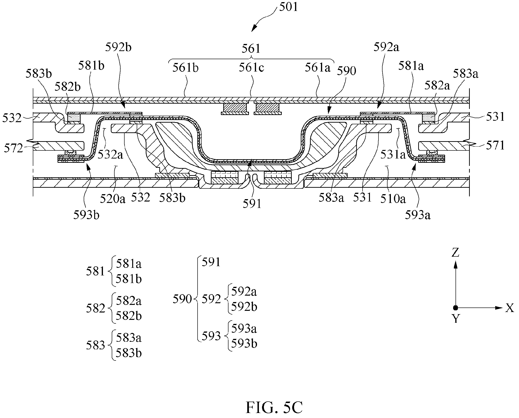 Patent US12171078 Figure 13 – Electronic device including flexible printed circuit board
