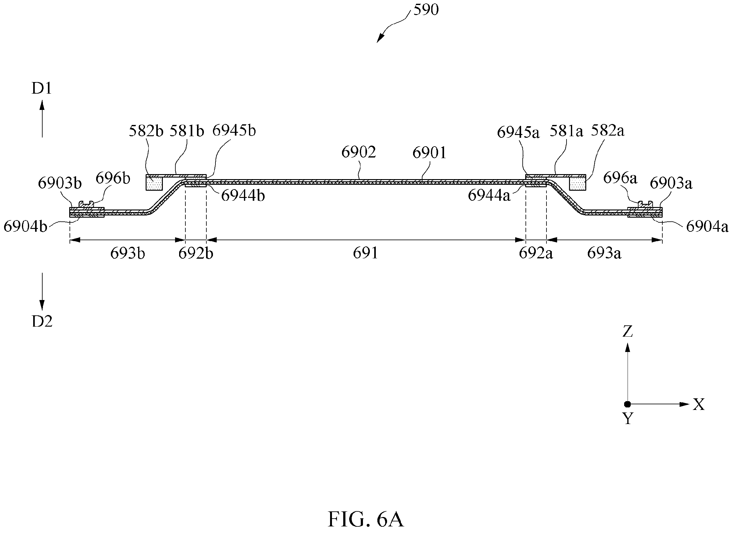 Patent US12171078 Figure 14 – Electronic device including flexible printed circuit board