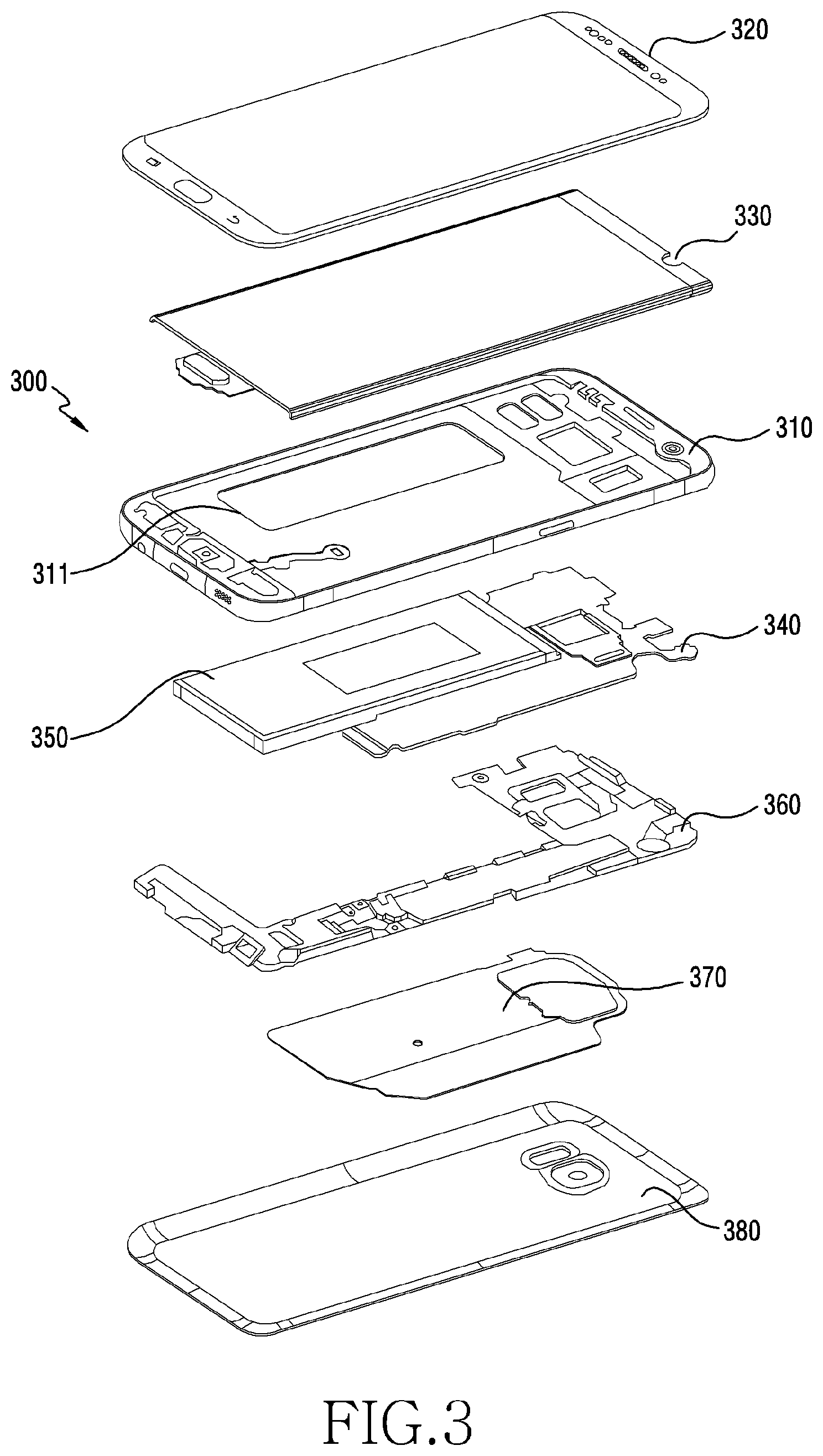 Patent US12171080 Figure 3 – Cover of electronic device, and method for manufacturing same