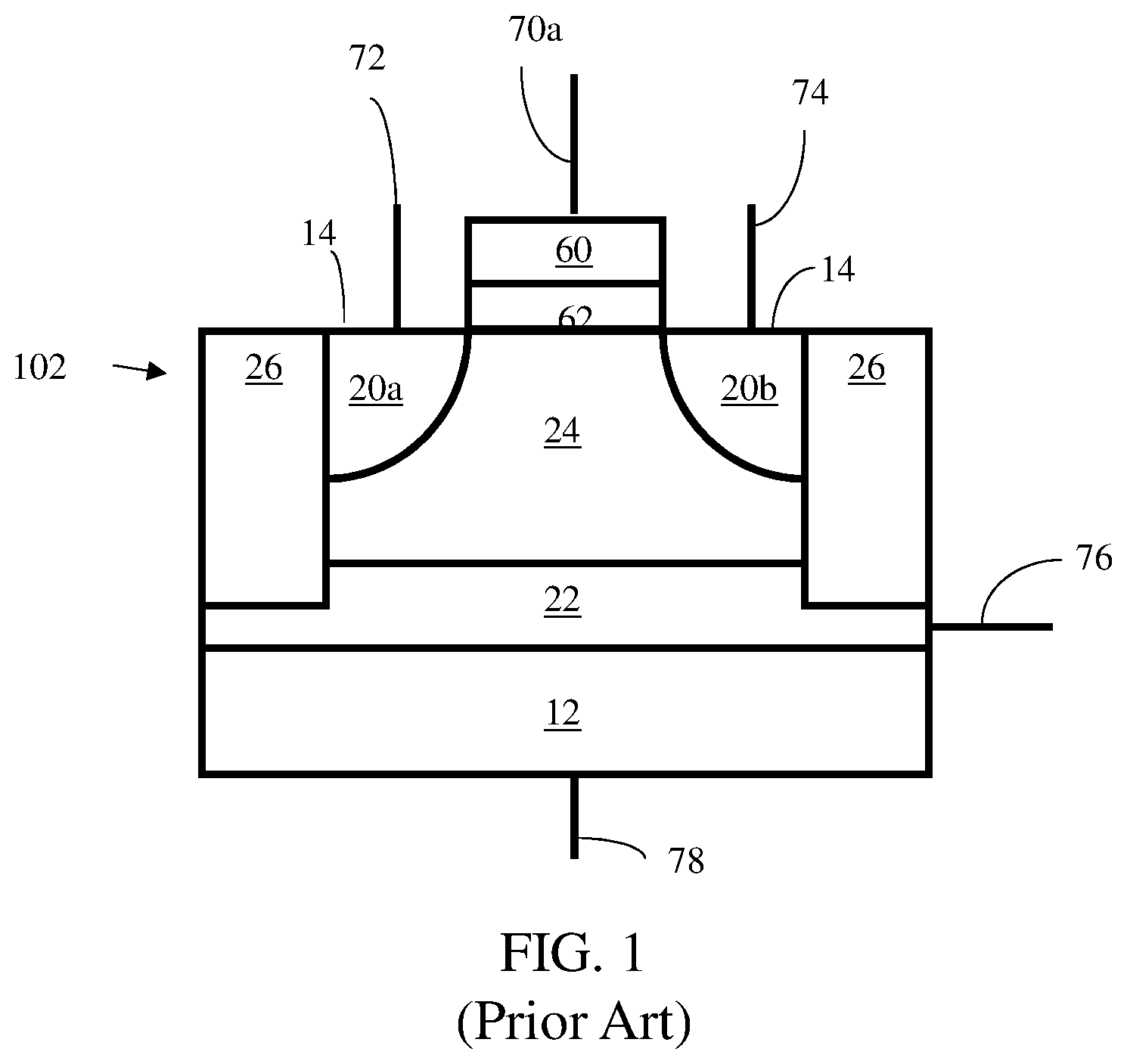 Patent US12171093 Figure 1 – NAND string utilizing floating body memory cell