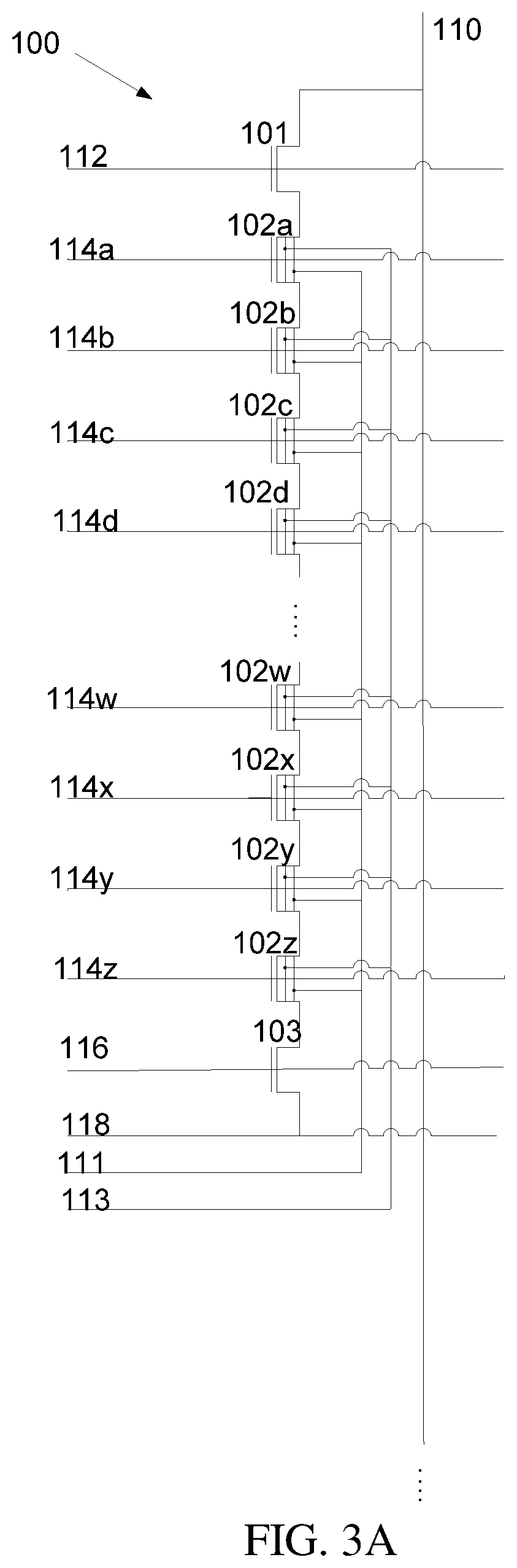 Patent US12171093 Figure 3 – NAND string utilizing floating body memory cell