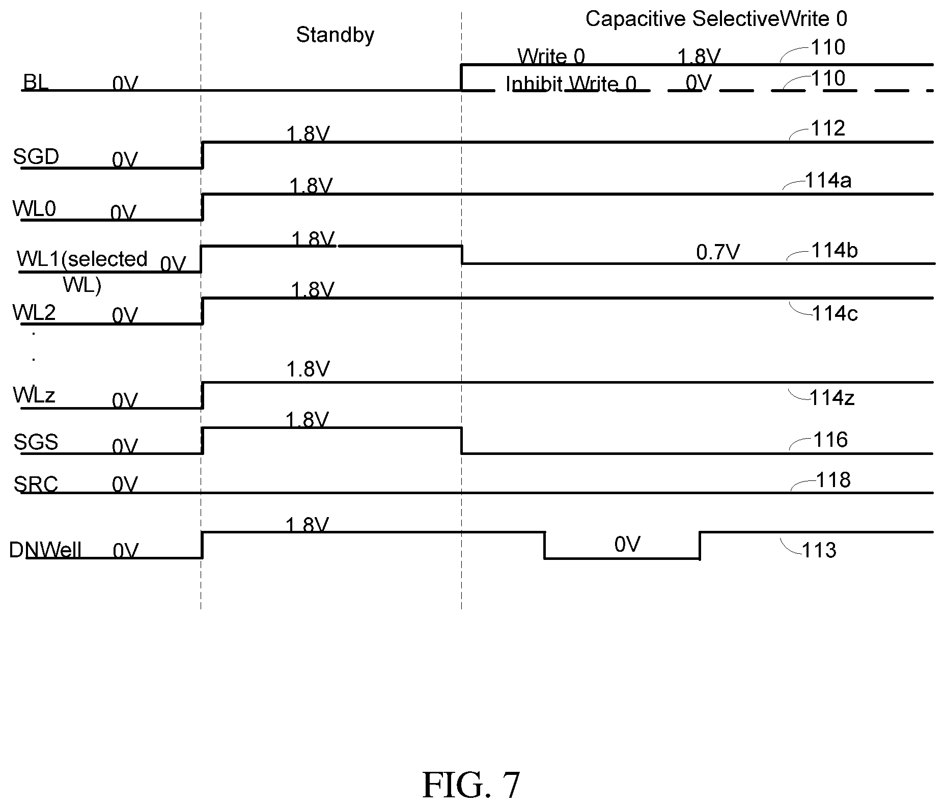 Patent US12171093 Figure 10 – NAND string utilizing floating body memory cell