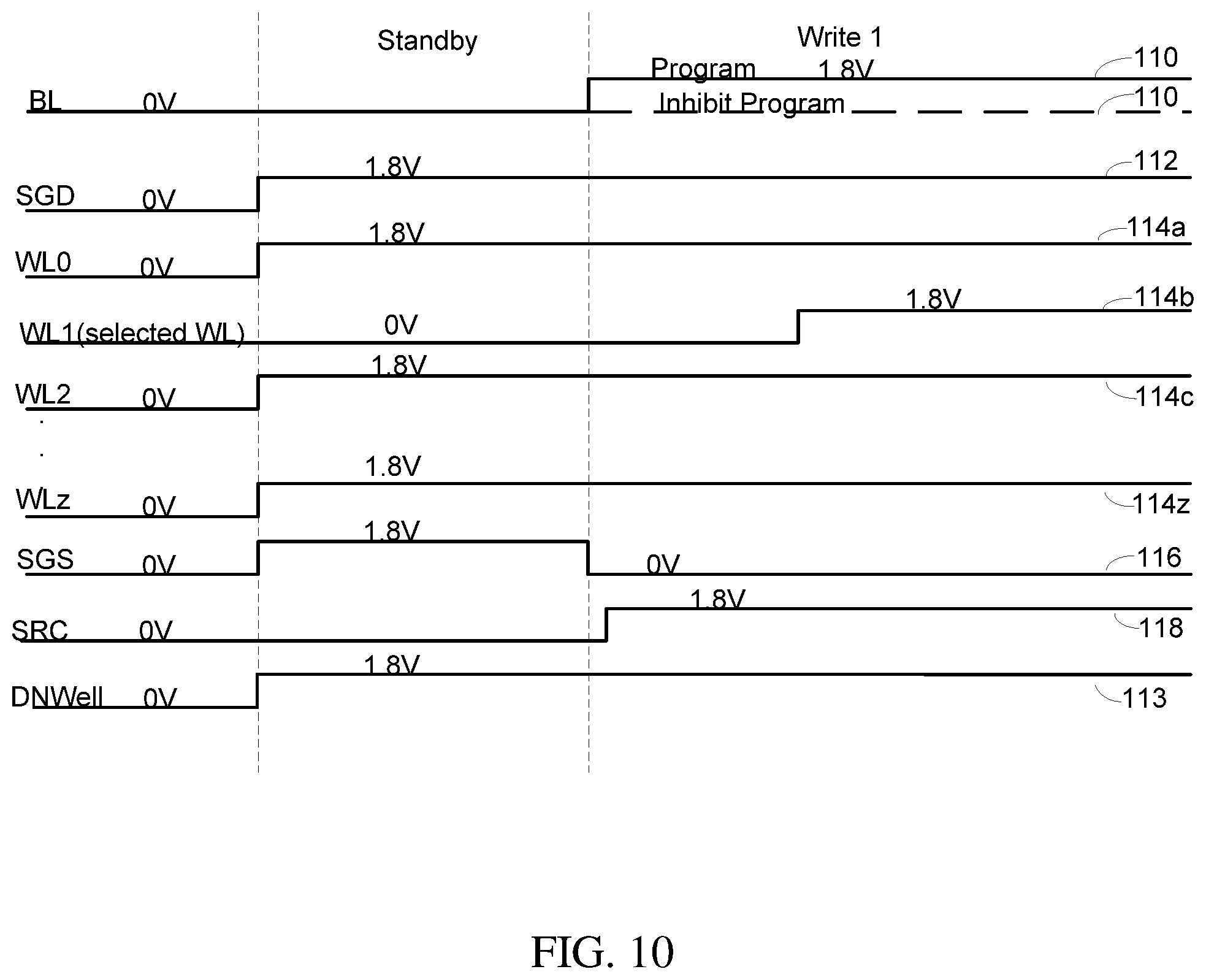 Patent US12171093 Figure 13 – NAND string utilizing floating body memory cell