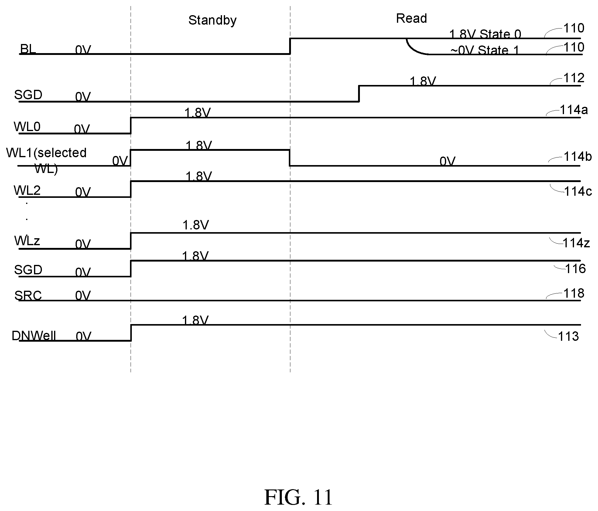Patent US12171093 Figure 14 – NAND string utilizing floating body memory cell