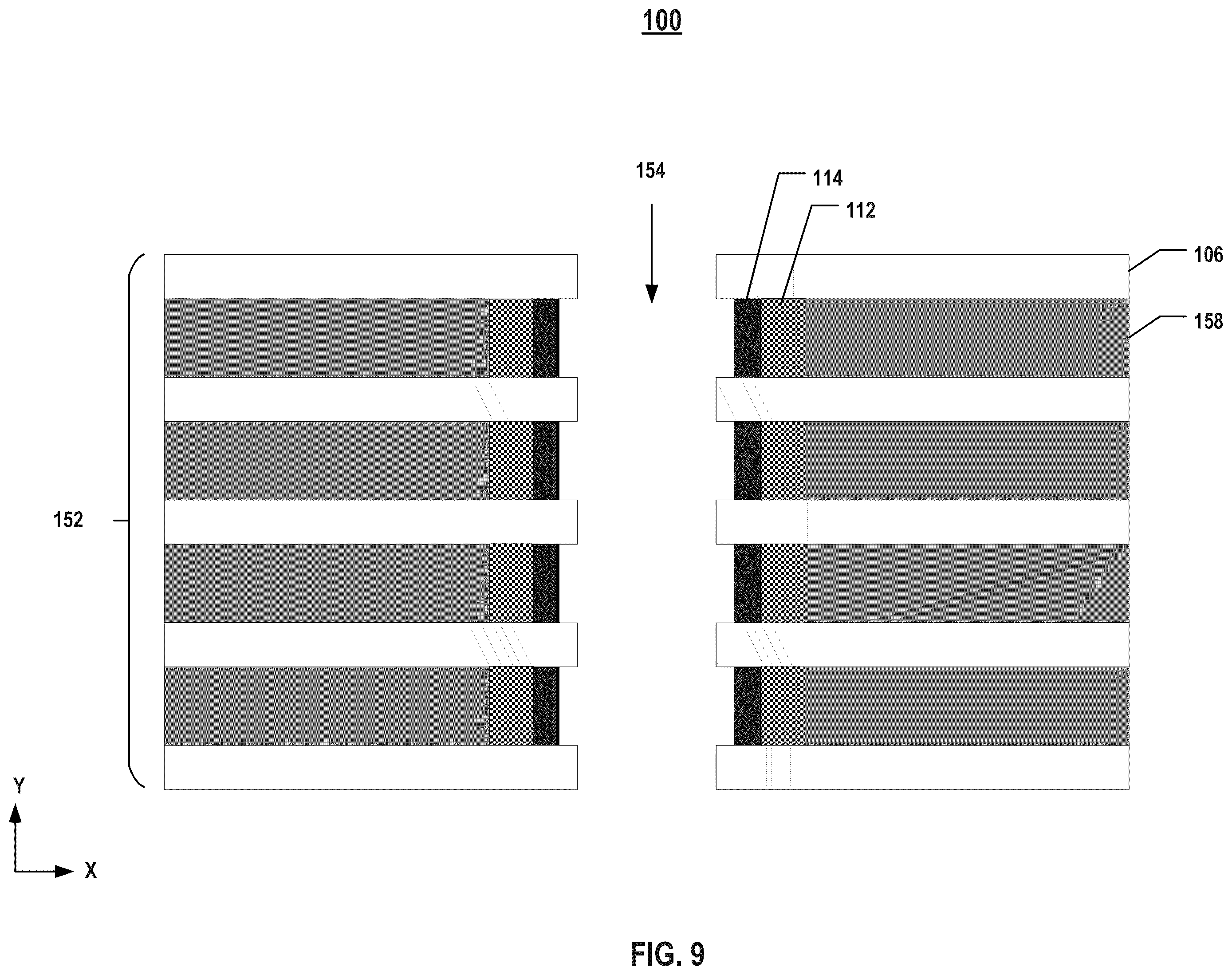 Patent US12171098 Figure 9 – Three-dimensional memory device with improved charge lateral migration and method for forming the same