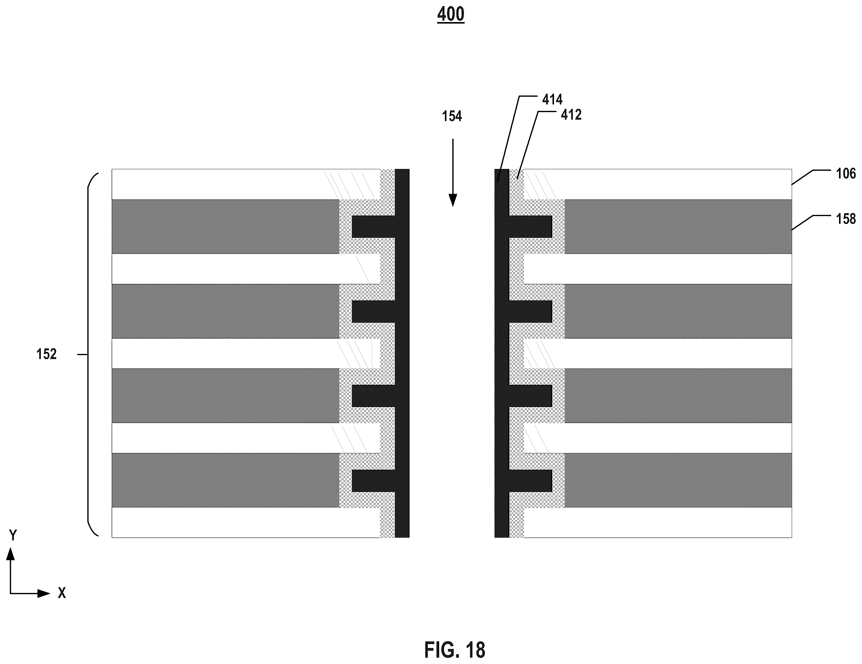 Patent US12171098 Figure 18 – Three-dimensional memory device with improved charge lateral migration and method for forming the same