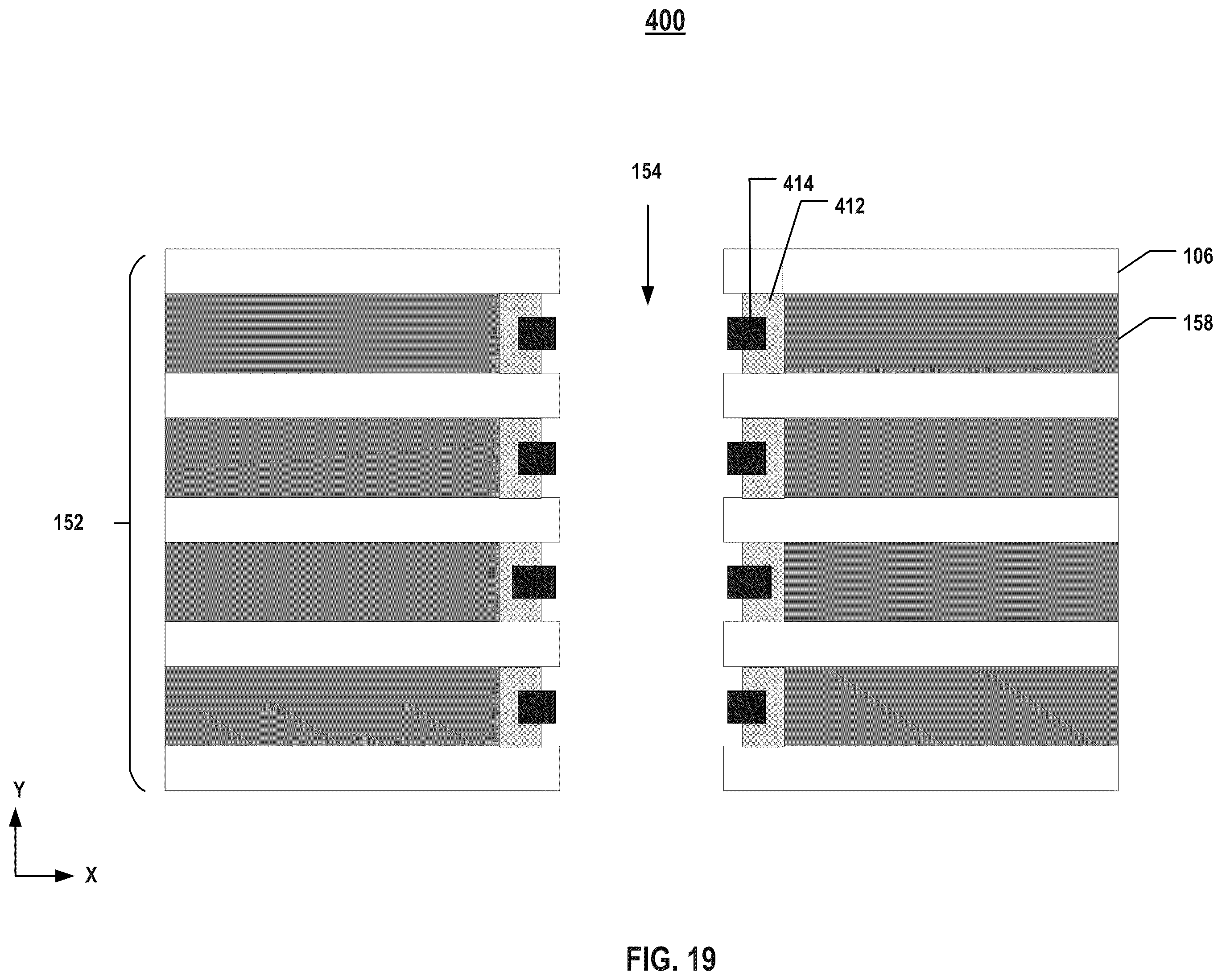 Patent US12171098 Figure 19 – Three-dimensional memory device with improved charge lateral migration and method for forming the same