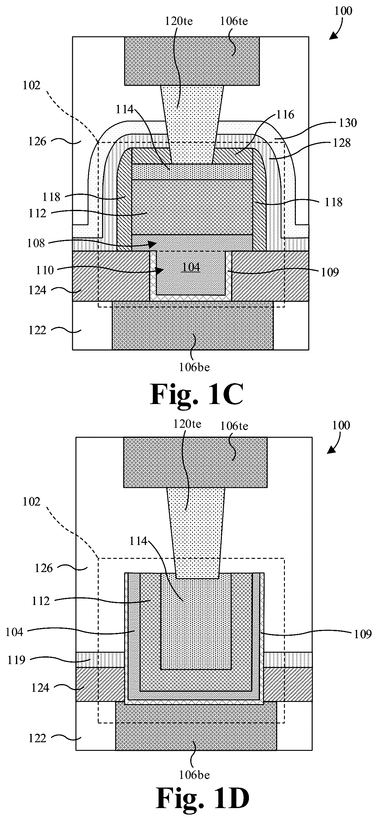 Patent US12171104 Figure 2 – Method and structures pertaining to improved ferroelectric random-access memory (FeRAM)